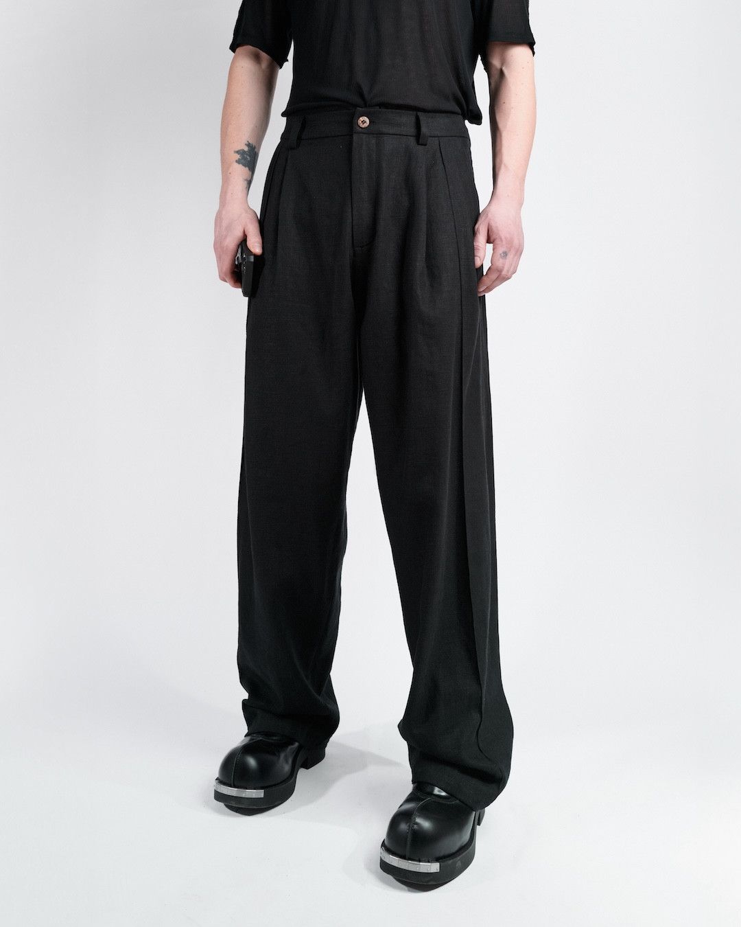 Other NKTRMNV PLEATED LINEN PANTS Size US 30 / EU 46 - 9 Thumbnail