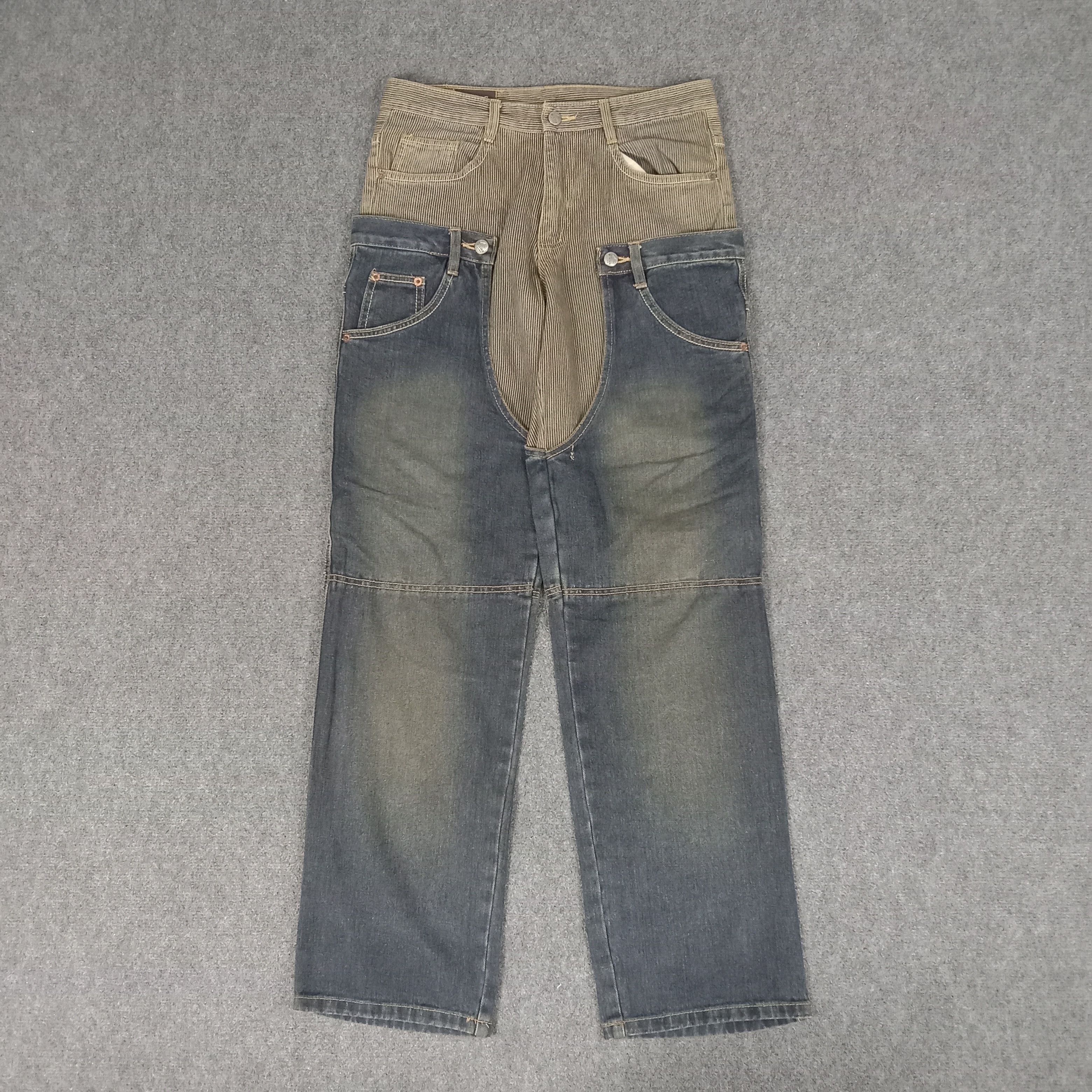 Japanese Brand × Vintage Winden Rare Double Waist Japanese Denim Jeans Size US 30 / EU 46 - 1 Thumbnail