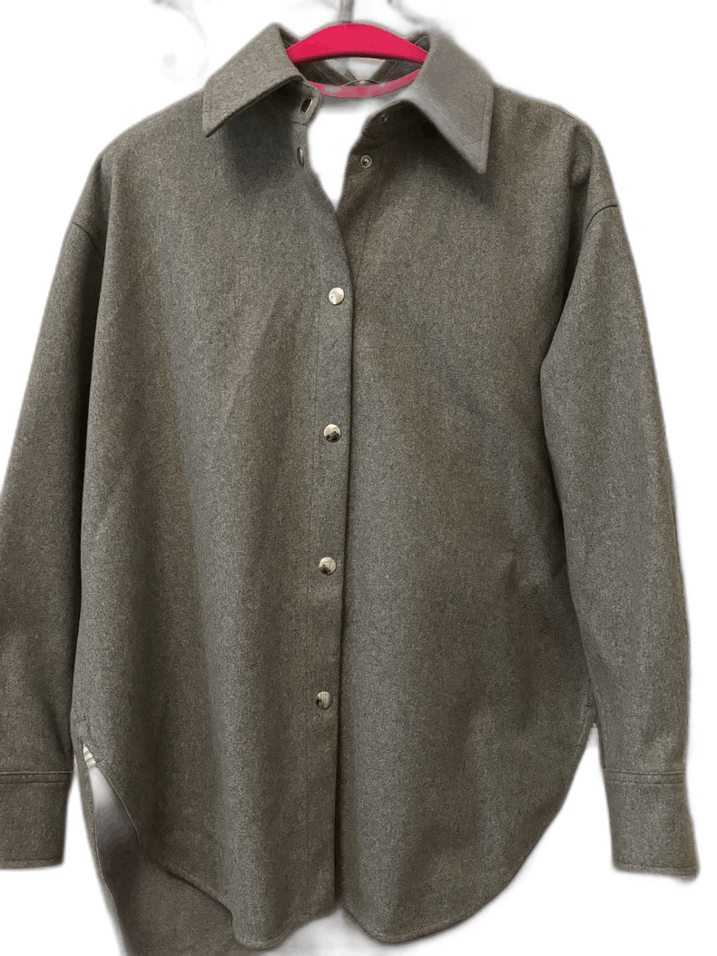 Acne Studios new gray wool Acne Studios shirt Size US M / EU 48-50 / 2 - 1 Thumbnail