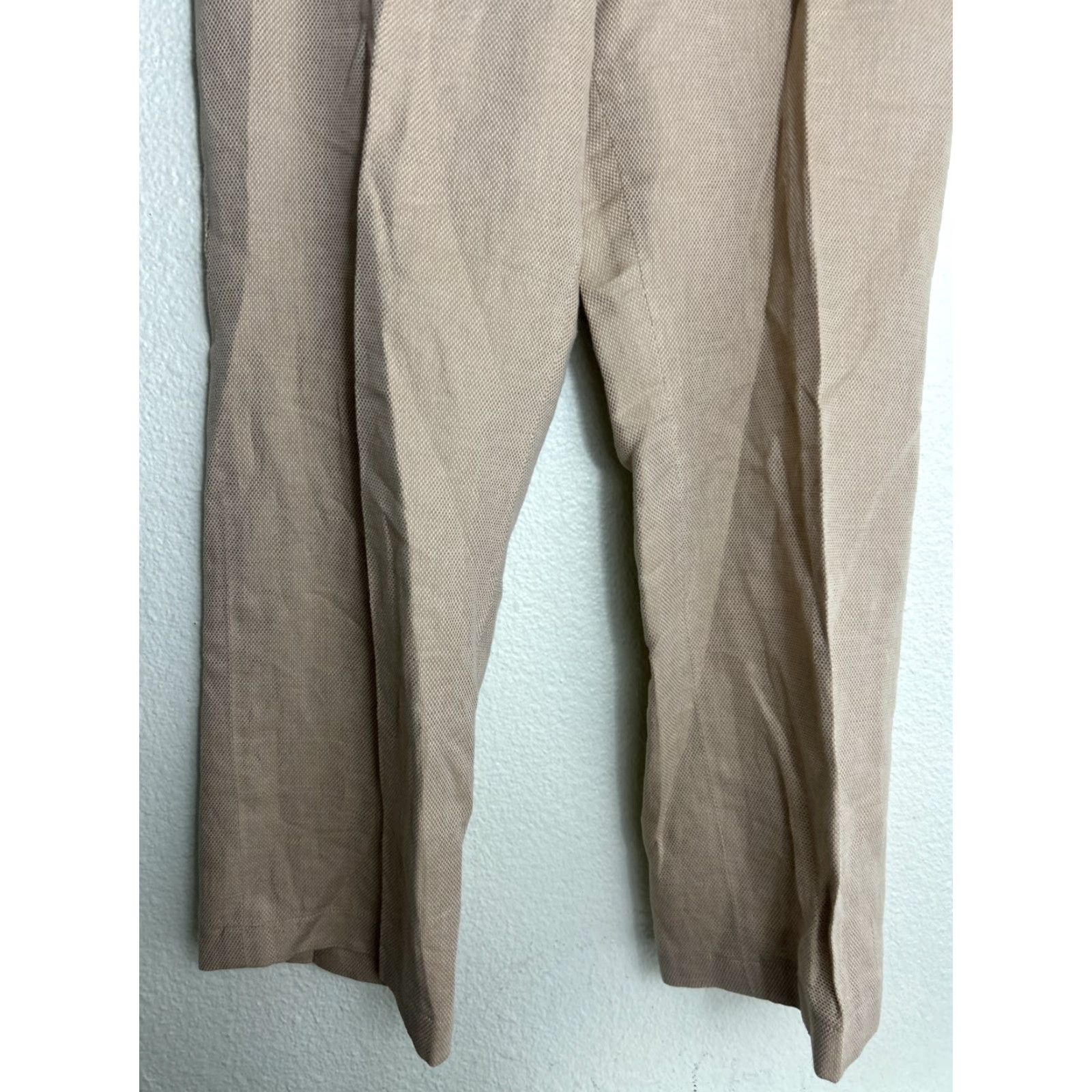 Evan Picone Evan Picone Womens Linen Blend Pants Beige Size 36x29 Dress Pants Size 25" / US 0 / IT 36 - 2 Thumbnail