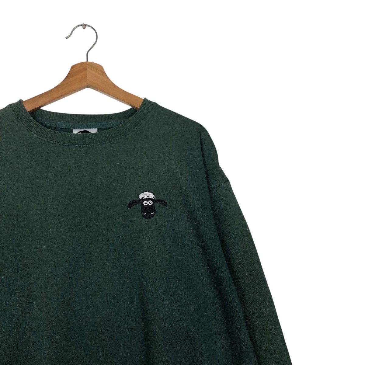 Cartoon Network 📌Vintage Sweatshirt Shaun The Sheep Big Logo Design Size US L / EU 52-54 / 3 - 7 Thumbnail