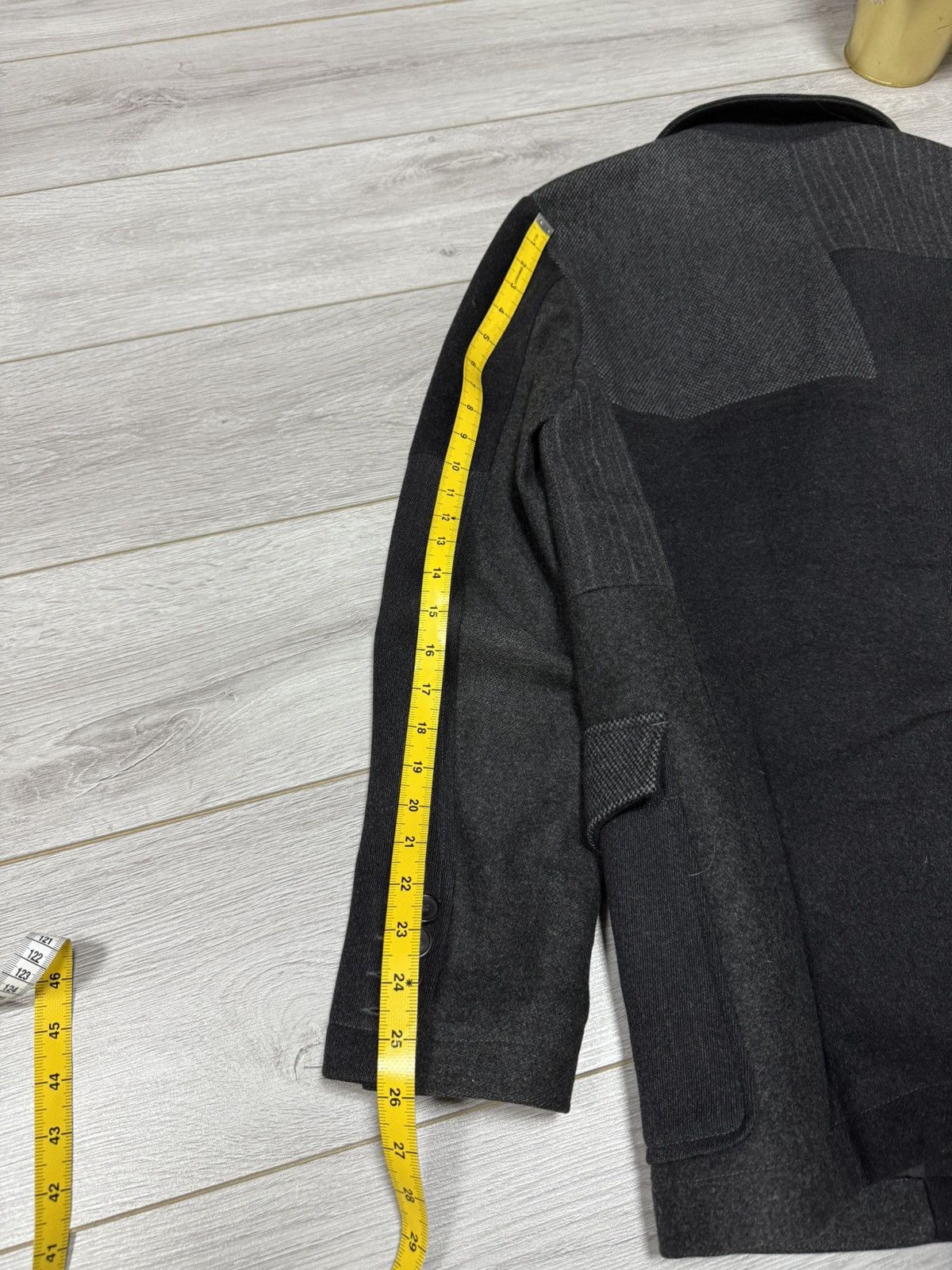 Dolce & Gabbana D&G Patchwork Wool Double-Breasted Coat, Size 48 Dolce Size US M / EU 48-50 / 2 - 15 Thumbnail