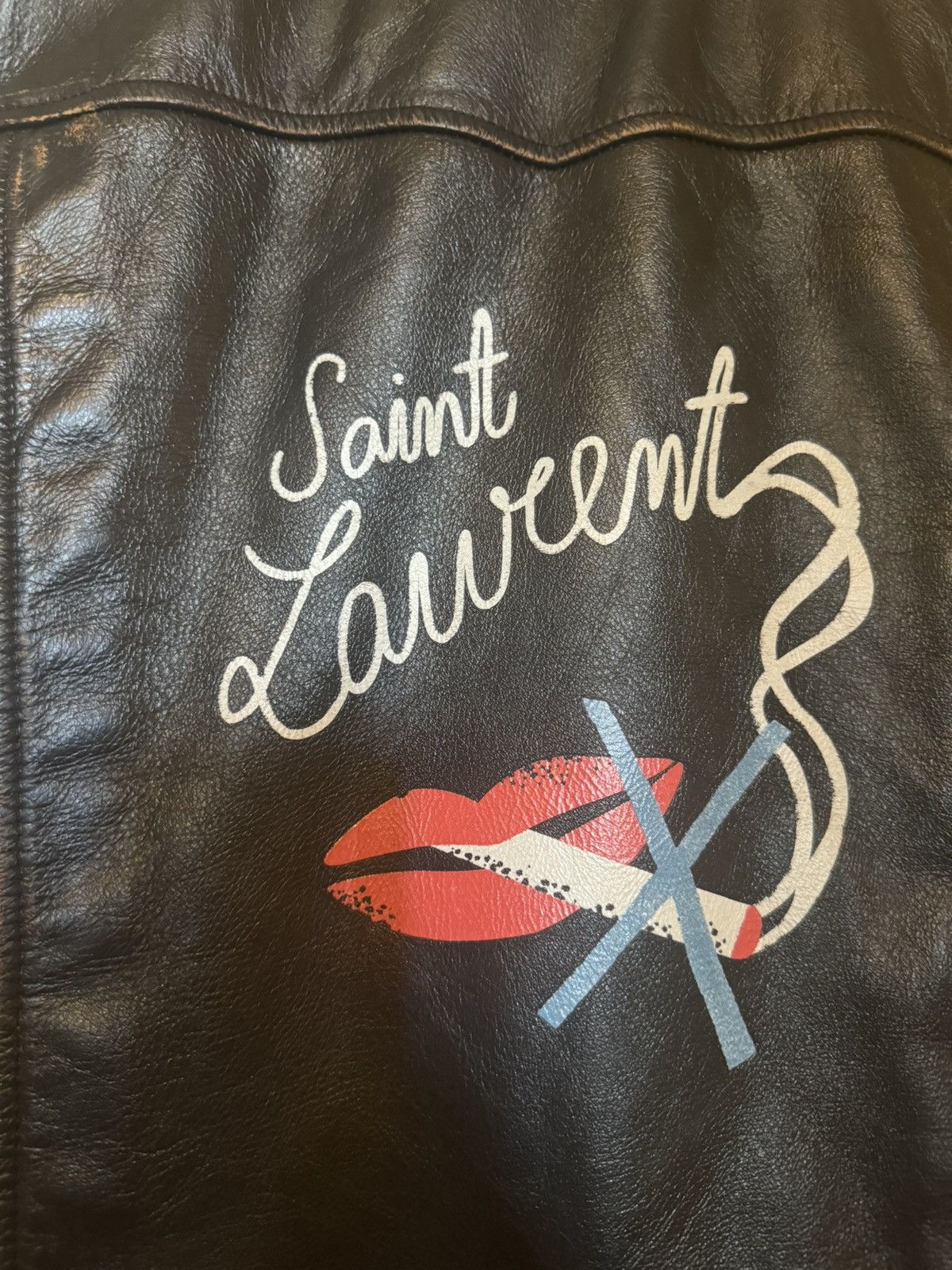 Saint Laurent Paris Saint Laurent Paris No Smoking L01 Leather Jacket Hedi Size US M / EU 48-50 / 2 - 7 Thumbnail