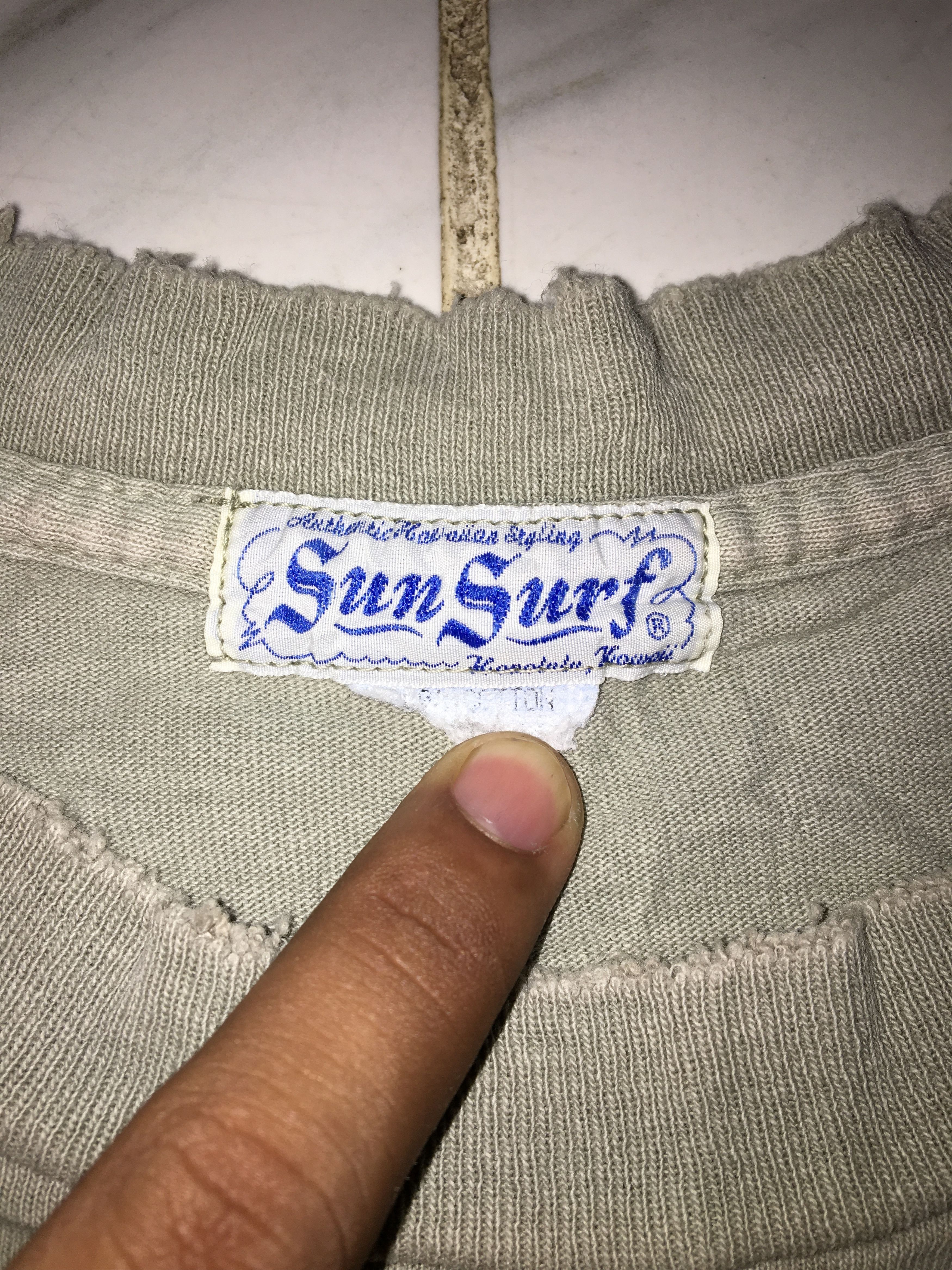 Sun Surf Vintage Sun Surf x Kara Shishi Botan Distressed Tee Shirt Size US L / EU 52-54 / 3 - 7 Thumbnail