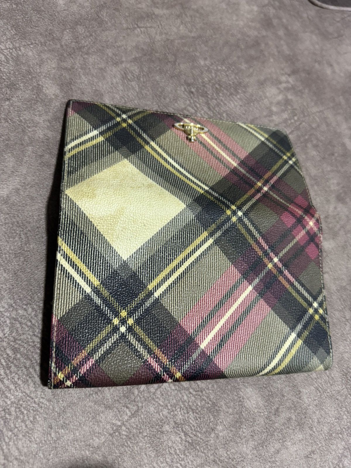 Vivienne Westwood Vivienne Westwood Tartan Leather Long Wallet Size ONE SIZE - 6 Thumbnail