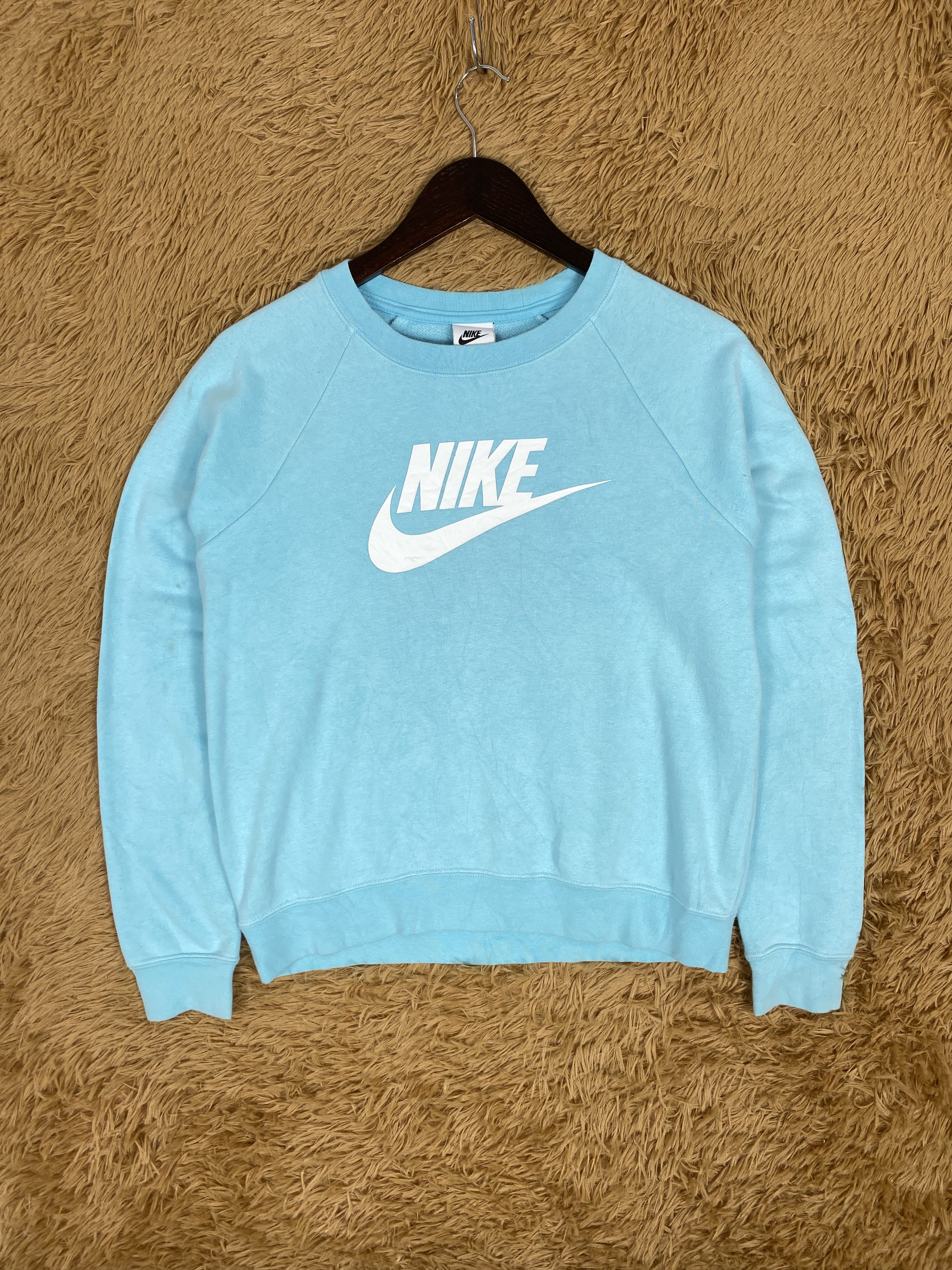 Nike Vintage Nike Swoosh Big Logo Sweatshirts PS0082 Size US M / EU 48-50 / 2 - 1 Thumbnail