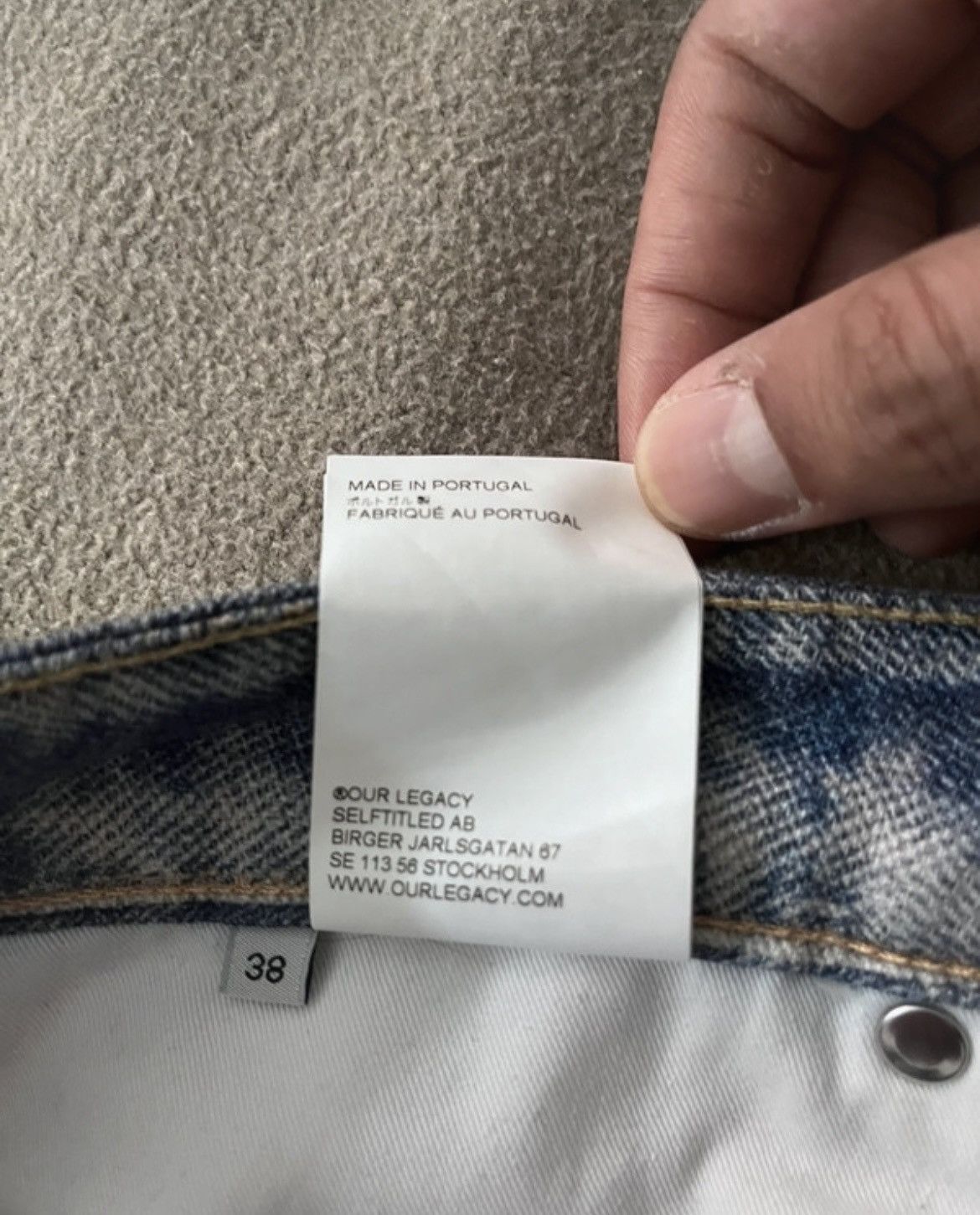 Our Legacy Our Legacy trompe l'oeil jeans Size US 30 / EU 46 - 6 Thumbnail