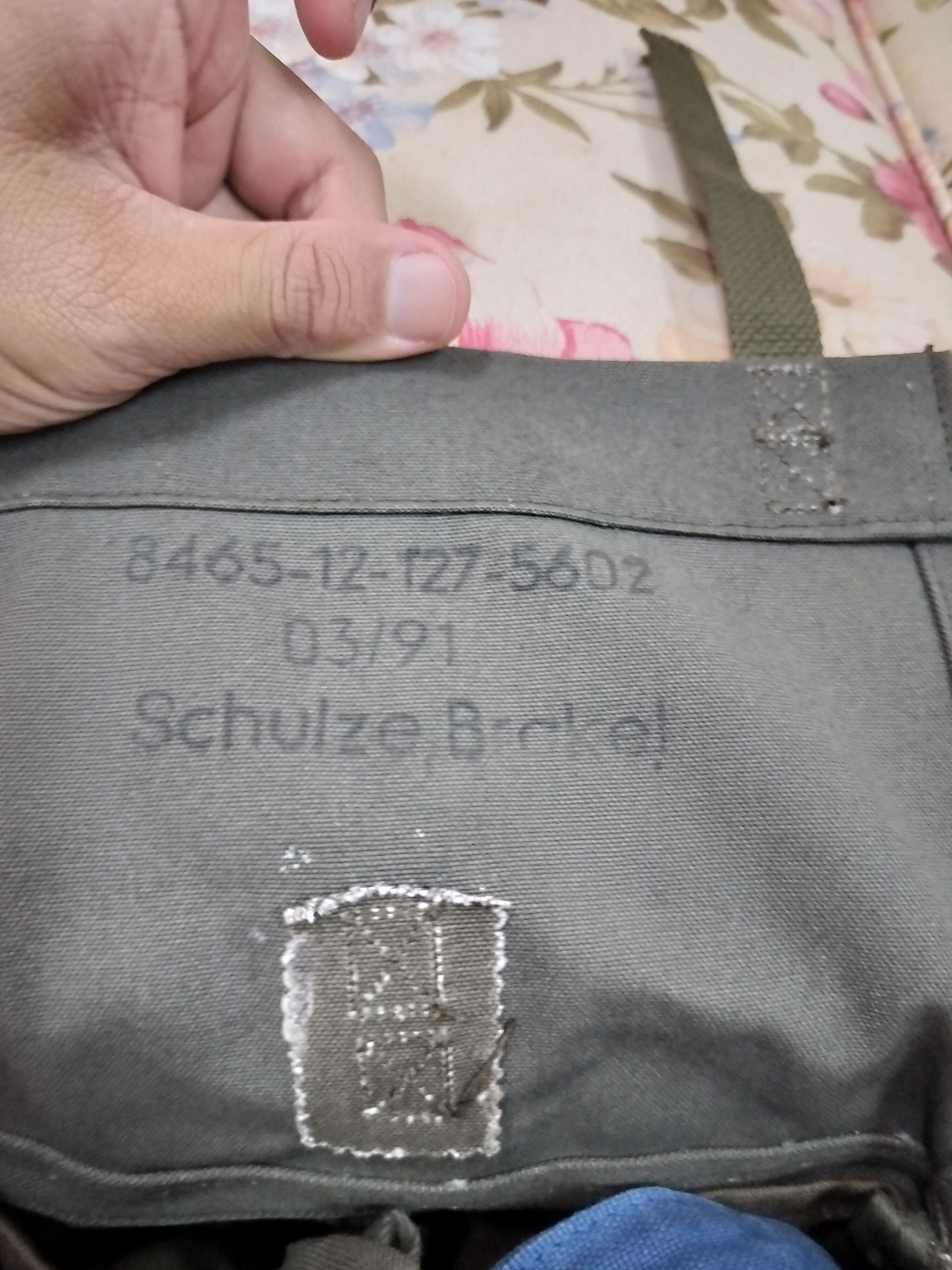 Vintage Vintage 80s Schulze Brakel Germany Army Military bag Size ONE SIZE - 10 Thumbnail