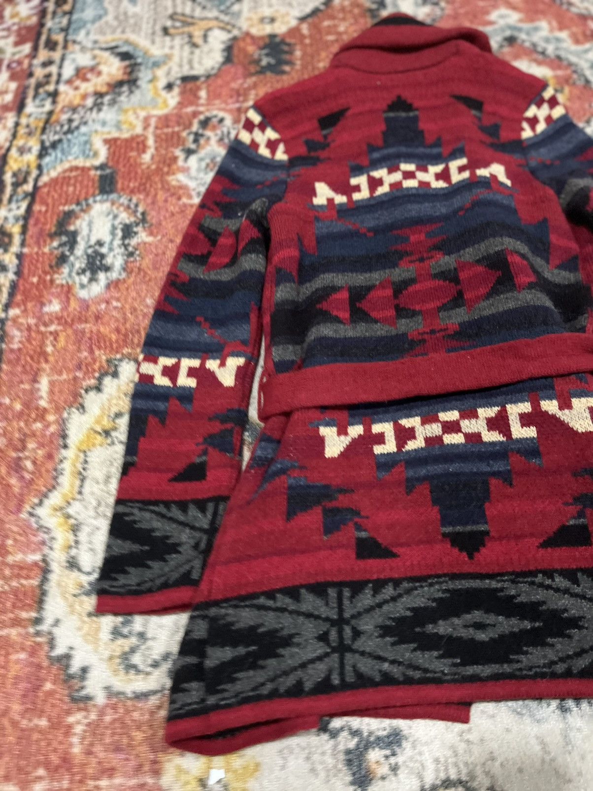 Polo Ralph Lauren Ralph Lauren Sweater Southwestern RRL Navajo Intarsia Size M / US 6-8 / IT 42-44 - 15 Thumbnail