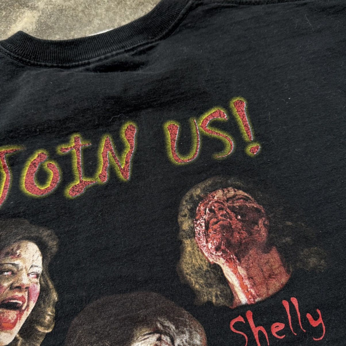 Vintage vintage the evil dead movie promo ladies of evil dead tshirt Size US XXL / EU 58 / 5 - 11 Thumbnail