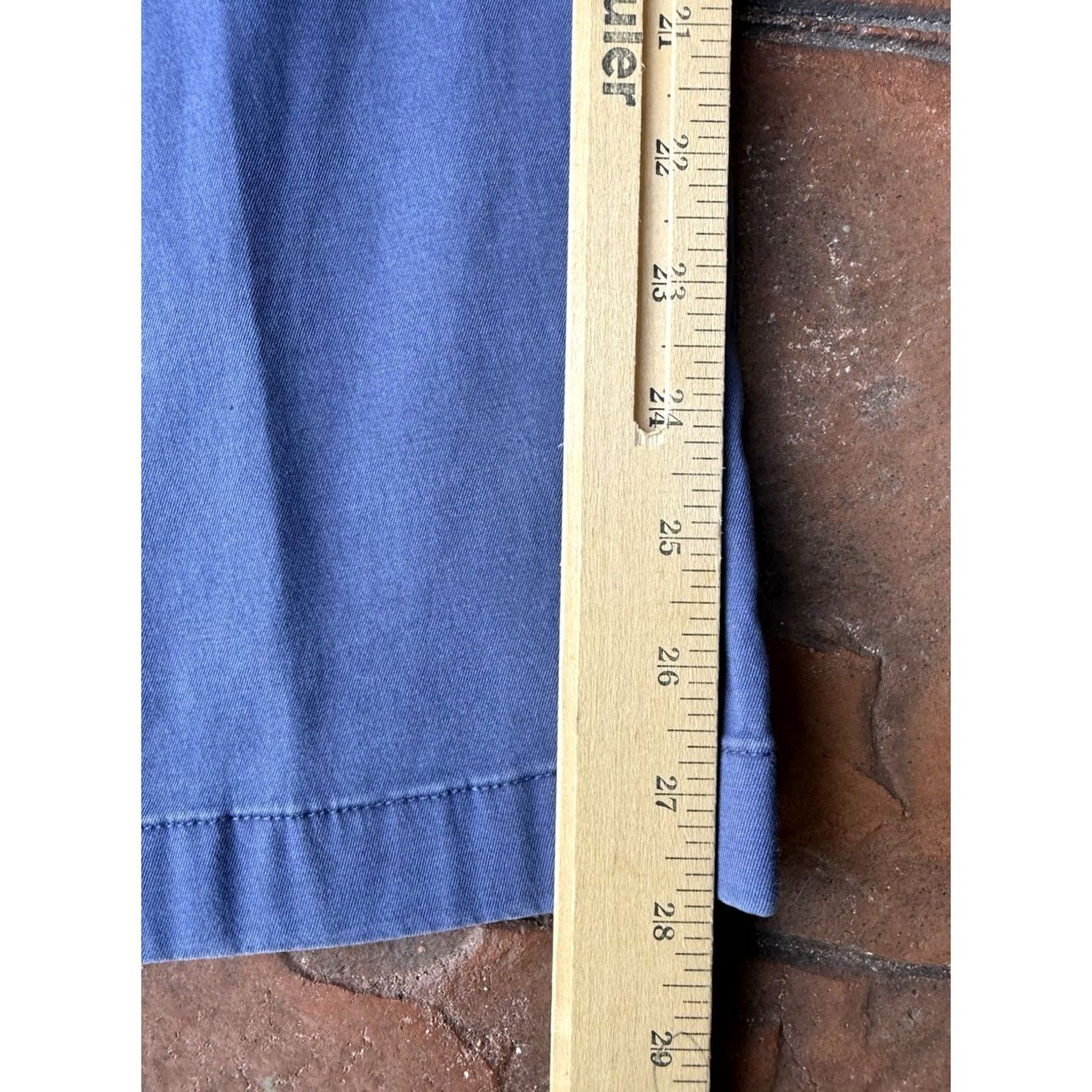 Vineyard Vines Vineyard Vines Chino Pants Men's 32x30 Blue Club Cotton Preppy, Regular, Flat Front, Straight Leg, Button Zip, Machine Washable, Solid, 2.2 Size US 32 / EU 48 - 5 Thumbnail