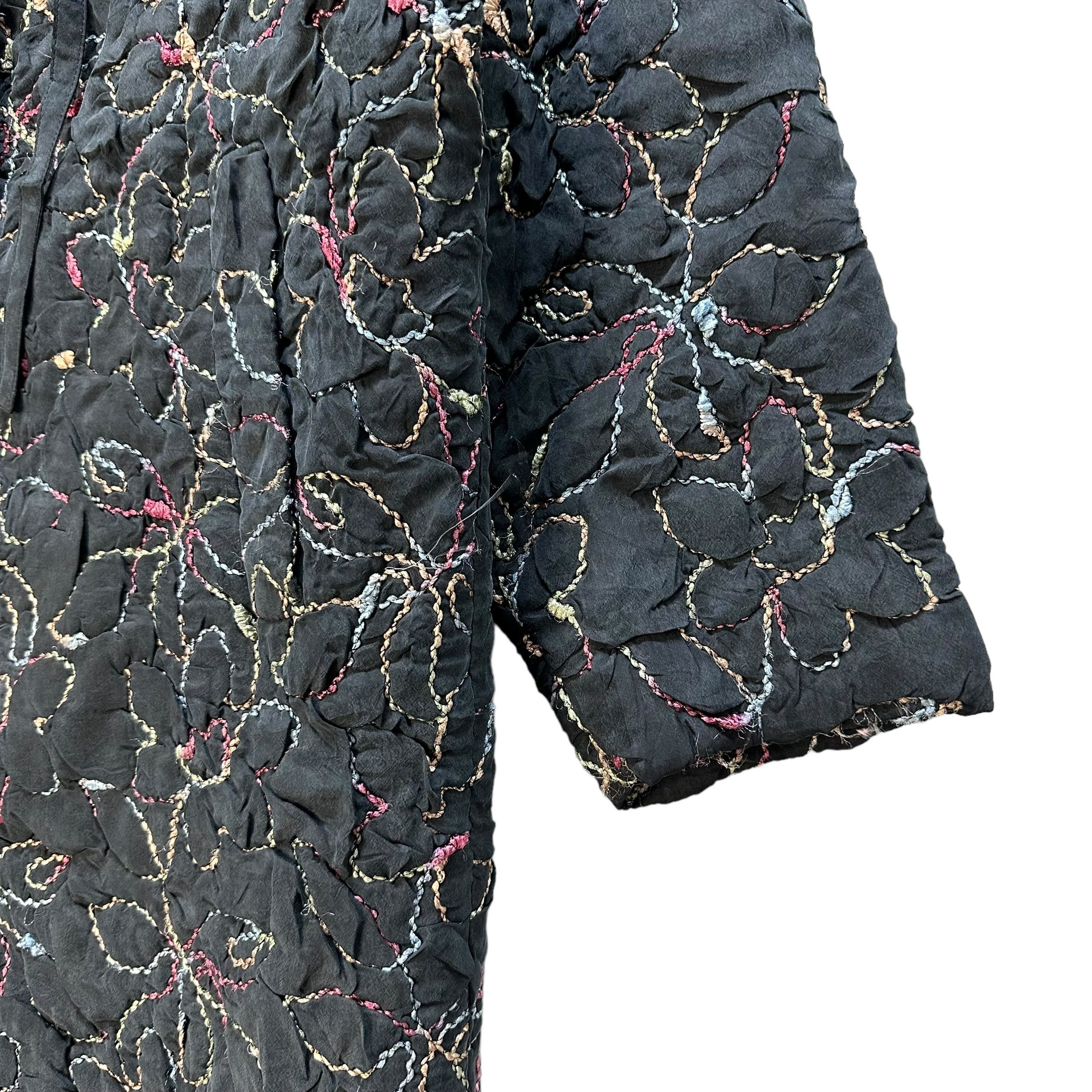 Kenzo 90's Atelier Kenzo Watanabe Motif Florals Overcoat #A23-0537 Size L / US 10 / IT 46 - 5 Thumbnail