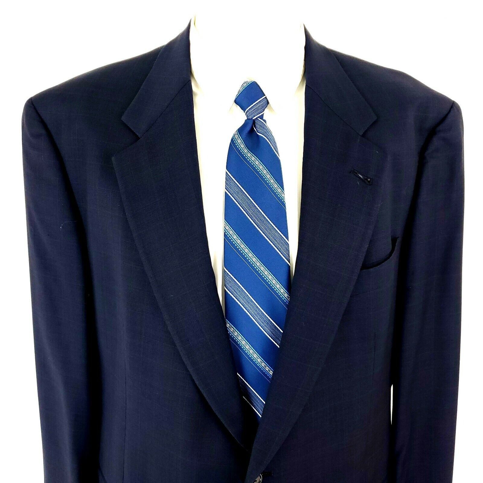 Hart Schaffner Marx Hart Schaffner Marx Gold Trumpeter Wool 2 Button Blazer 44L Size 44L - 1 Thumbnail