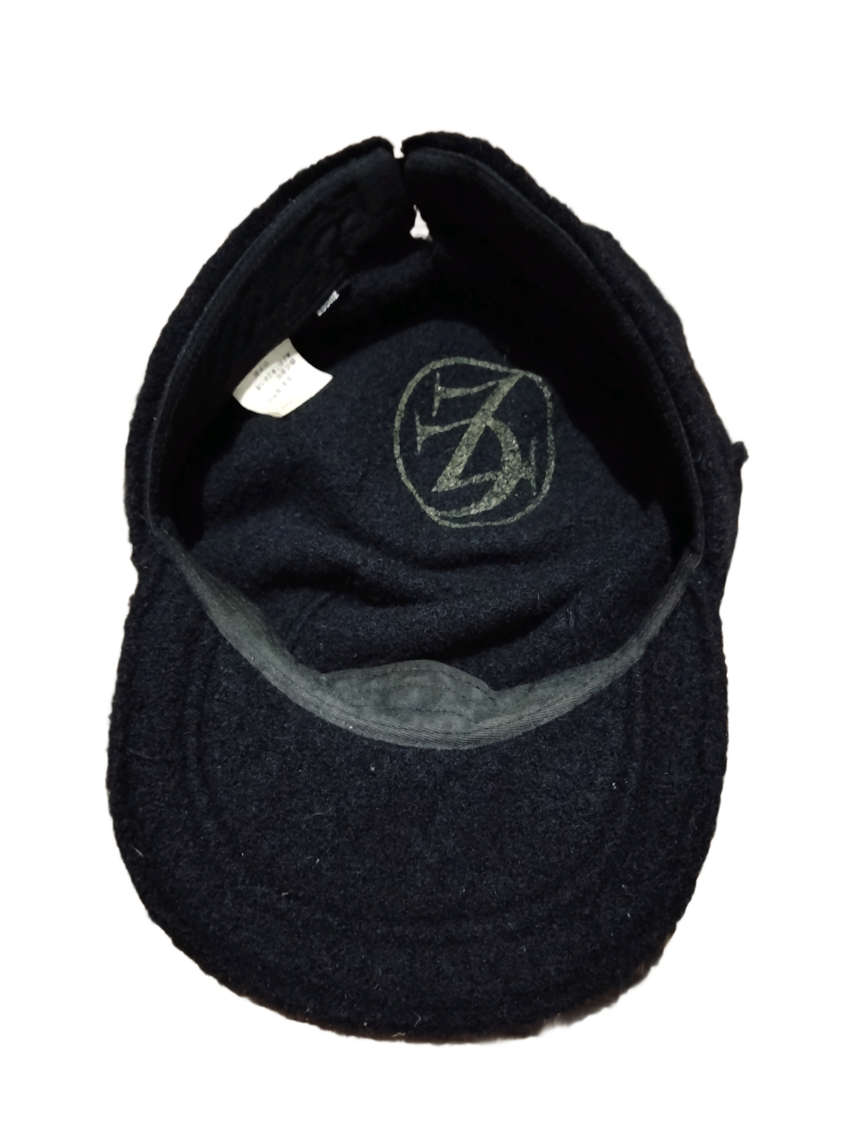 Zucca Zucca black wool felt mariner's often styled baker boy hat Size ONE SIZE - 5 Thumbnail