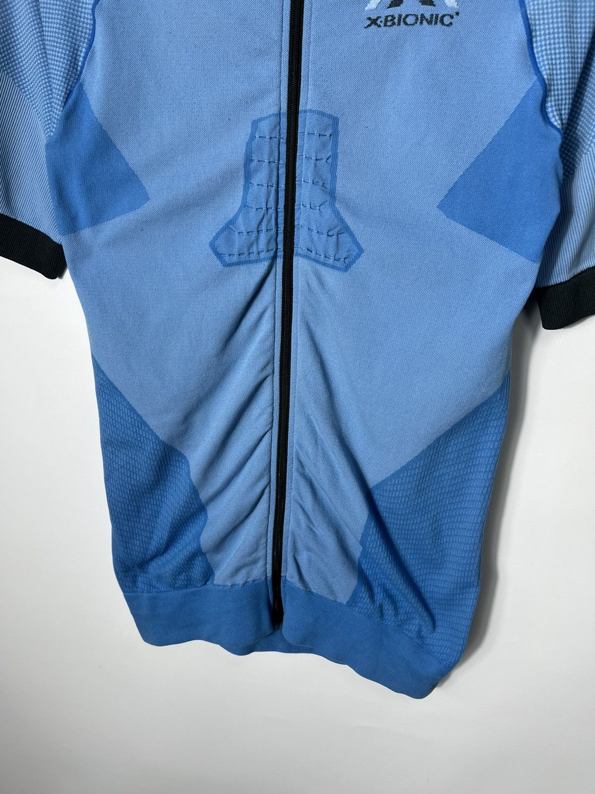 Sports Specialties Vintage X-Bionic Bike Race Cycling Jersey Blue Mens Size XL Size US XL / EU 56 / 4 - 4 Thumbnail