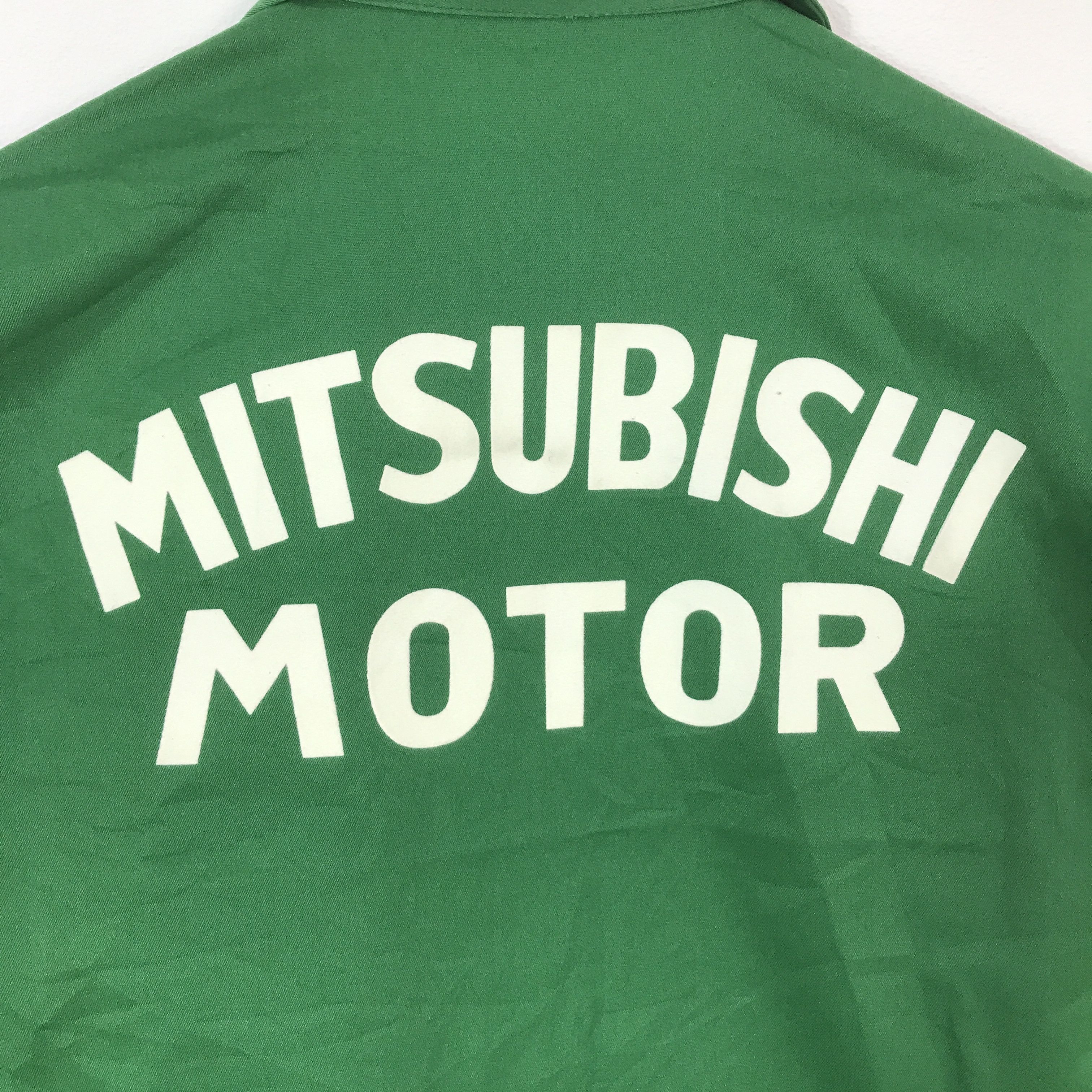 Japanese Brand Vtg mitsubishi motor racing button coverall K65B10 Size US L / EU 52-54 / 3 - 7 Thumbnail