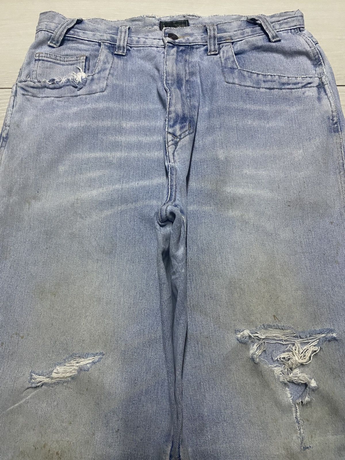 Japanese Brand Vintagw Japanese Brand DJ Honda Light Wash Baggy Jeans Size US 32 / EU 48 - 3 Thumbnail