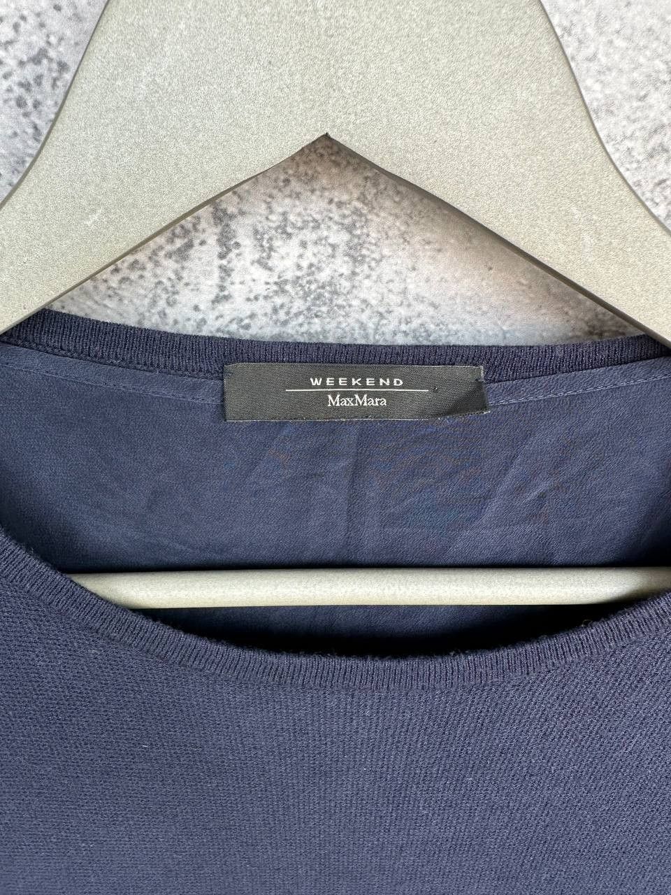 Weekend Max Mara Weekend Max Mara Layered Knit Silk Top Elegant Minimalist Size S / US 4 / IT 40 - 8 Thumbnail