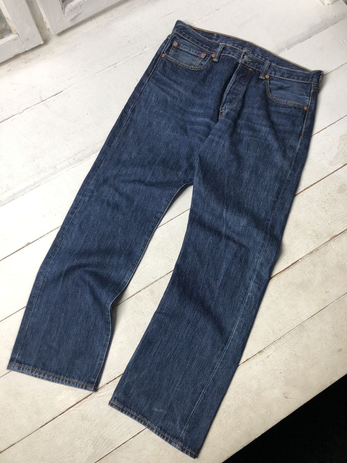 Levi's Vintage Levi’s 501 Very Rare Baggy Jeans American Style Size US 33 - 1 Thumbnail