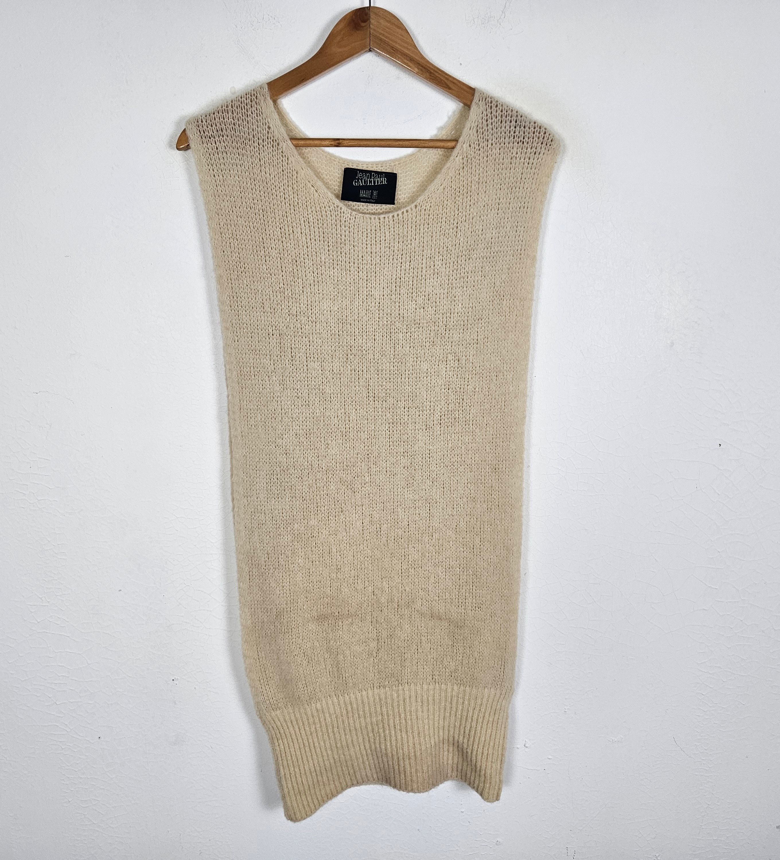 Jean Paul Gaultier Jean Paul Gaultier Maille Femme Knit Wool Tank Top Size S / US 4 / IT 40 - 2 Thumbnail