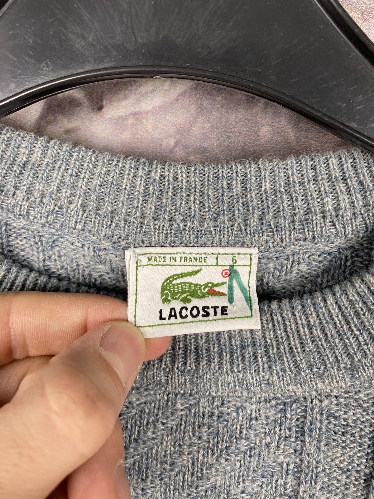 Lacoste Men’s Lacoste Sweater Pullover Vintage Size 6 Size US XL / EU 56 / 4 - 5 Thumbnail
