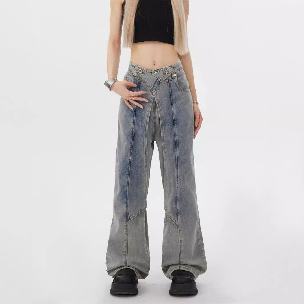 Japanese Brand × Jean Retro casual wide leg jeans Size US 30 / EU 46 - 1 Thumbnail