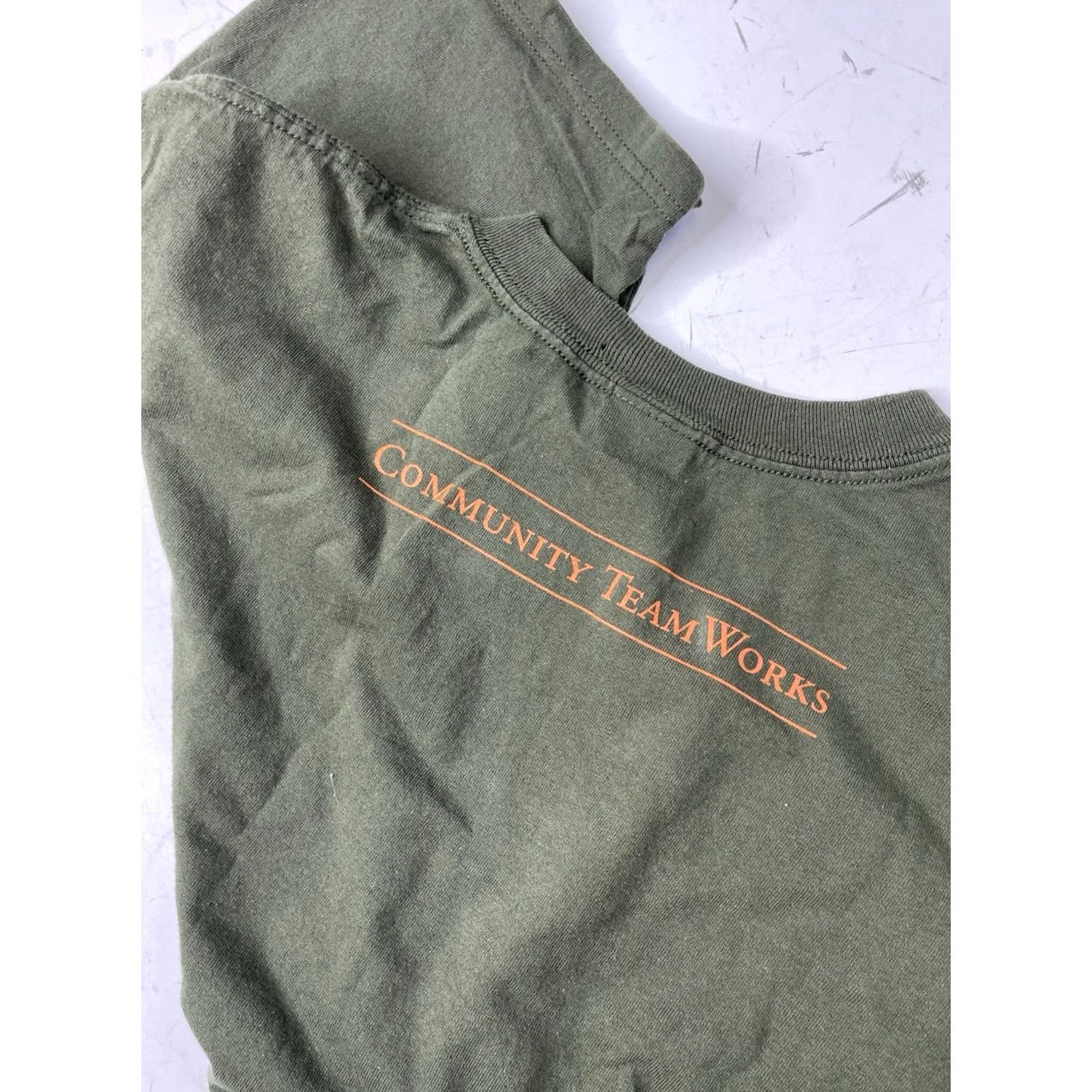 Anvil VINTAGE Goldman Sachs Community Teamworks T Shirt Size M Green Anvil Logo City Classic American Mens Regular Size US M / EU 48-50 / 2 - 6 Thumbnail