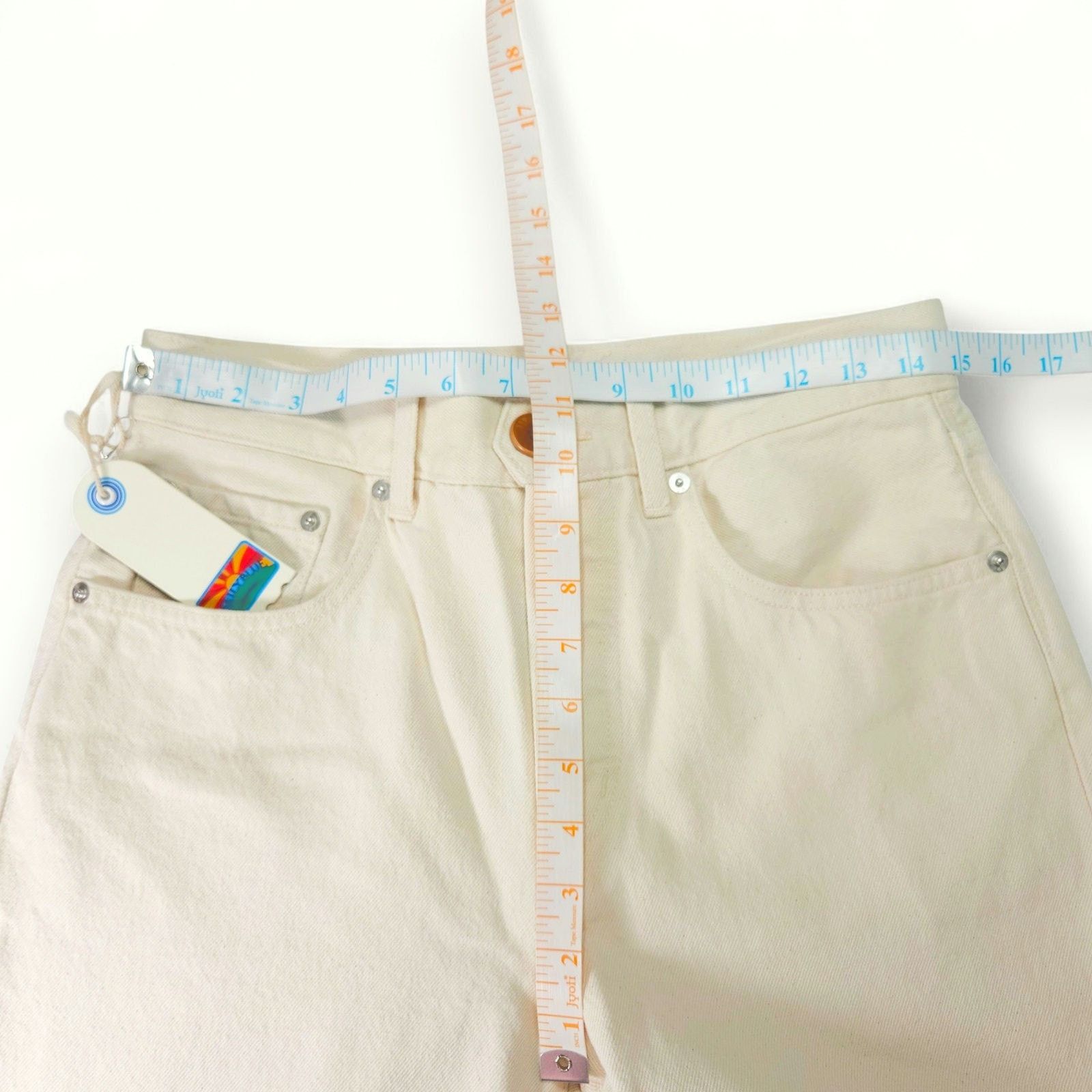 AG Adriano Goldschmied Daily Blue Adriano Goldschmied Hype Crop Jeans Denim 28x25 Size 28" / US 6 / IT 42 - 12 Thumbnail