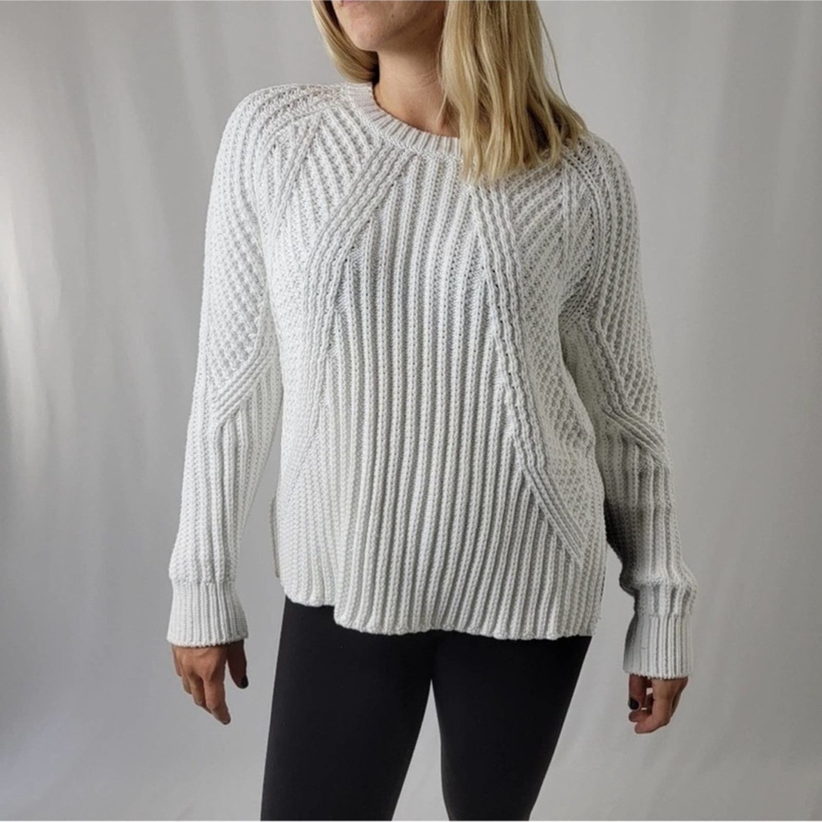 Vince Vince Cable Knit Fiaherman’s Sweater Size M / US 6-8 / IT 42-44 - 5 Thumbnail