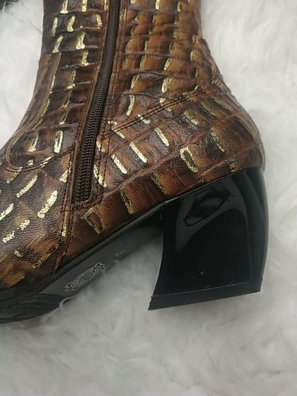 Other Croco Brown Western Boots US sz 6 Size US 6 / IT 36 - 8 Thumbnail