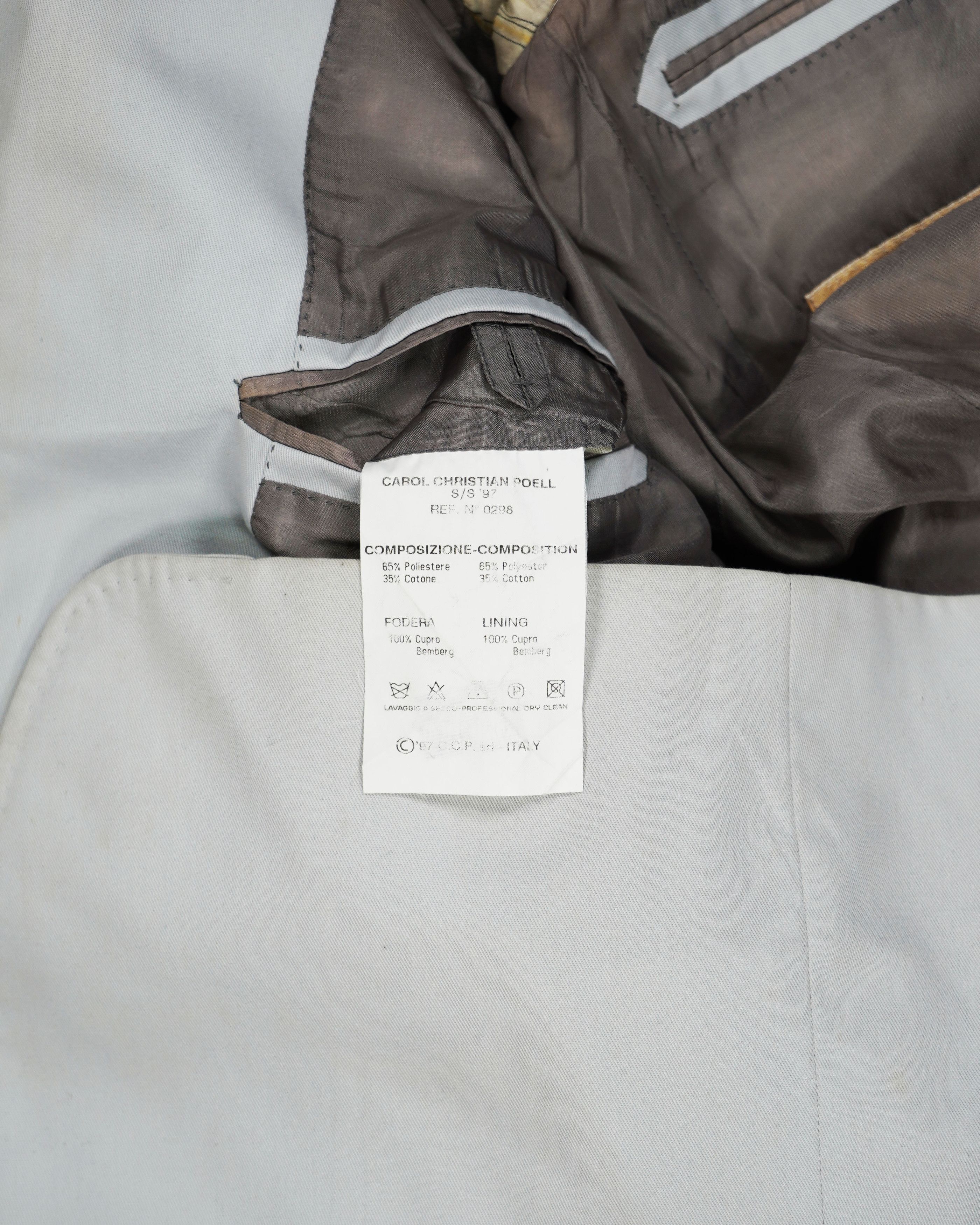 Carol Christian Poell Carol Christian Poell Tailored Jacket - SS97 "Laser" Size US M / EU 48-50 / 2 - 7 Thumbnail
