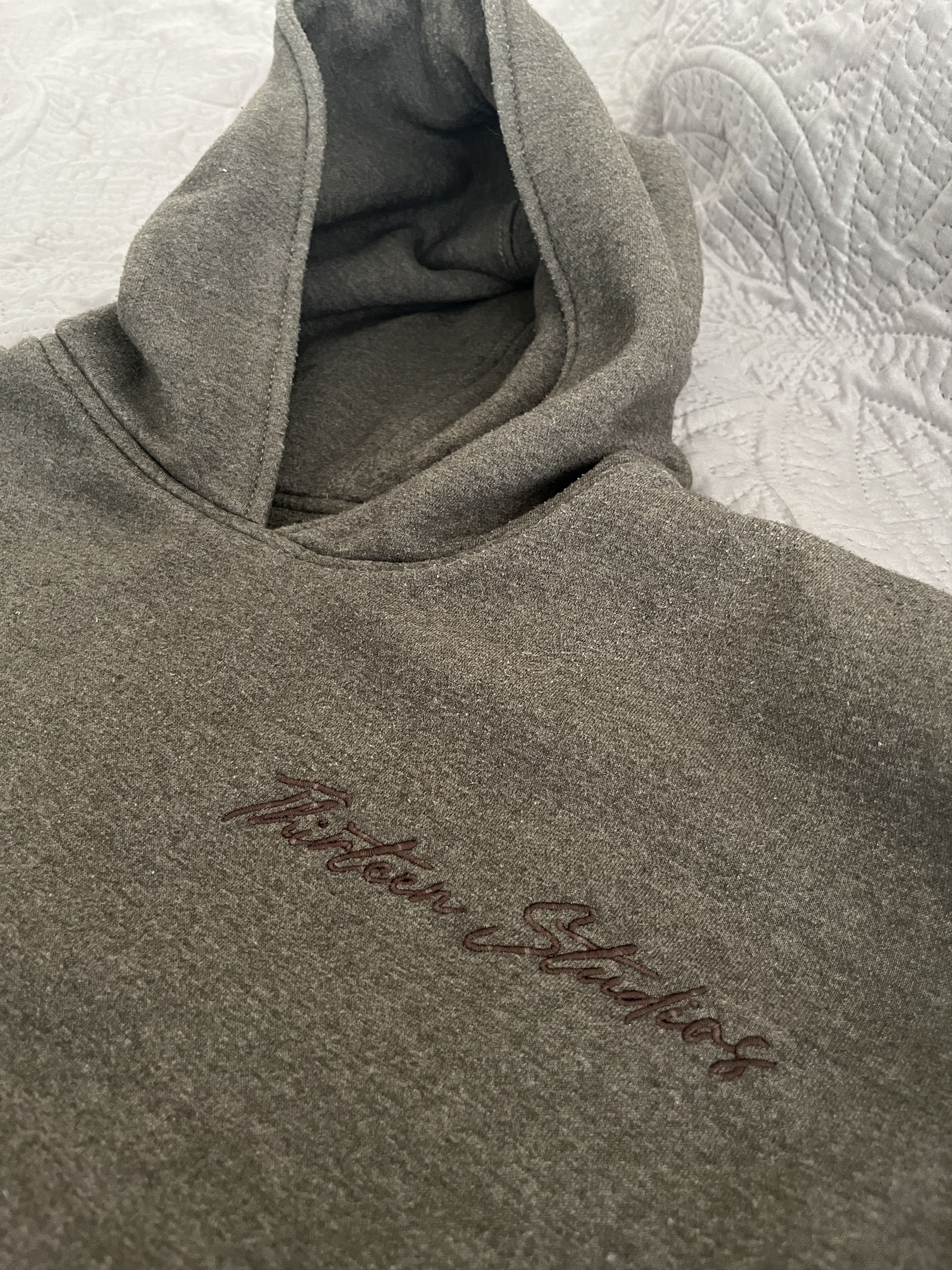 Thirteen Studios Thirteen Studios Two Layer Hoodie Washed Brown Size US XL / EU 56 / 4 - 4 Thumbnail