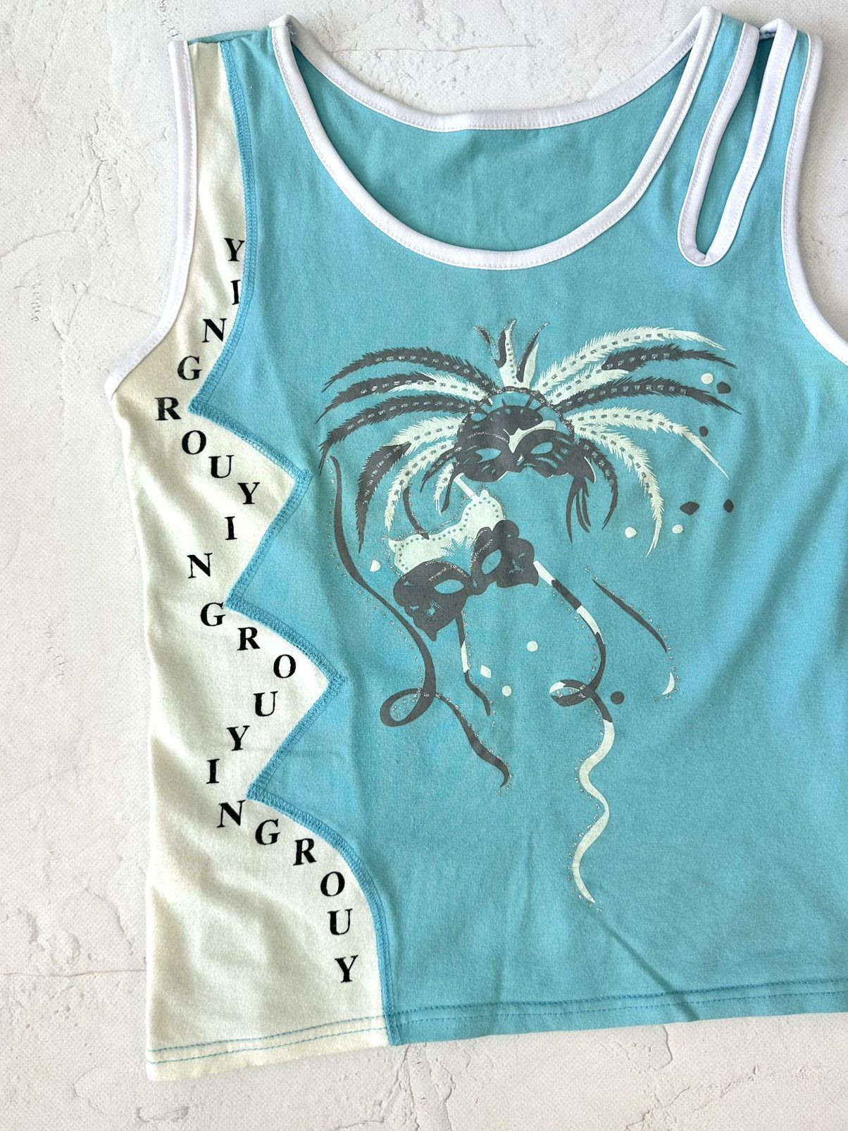 If Six Was Nine × Japanese Brand × Vintage Vintage Printed Tank Top Size M / US 6-8 / IT 42-44 - 2 Thumbnail
