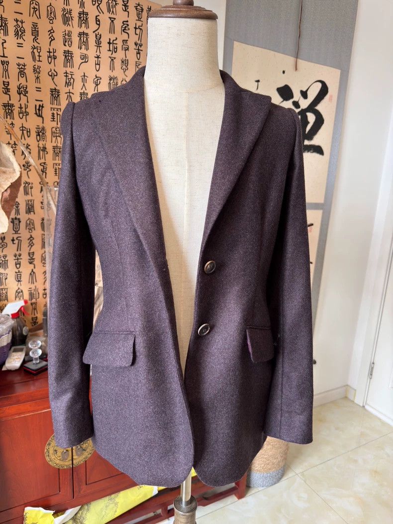 Loro Piana LORO PIANA size44 Scented purple cashmere women's suit Size M / US 6-8 / IT 42-44 - 1 Thumbnail