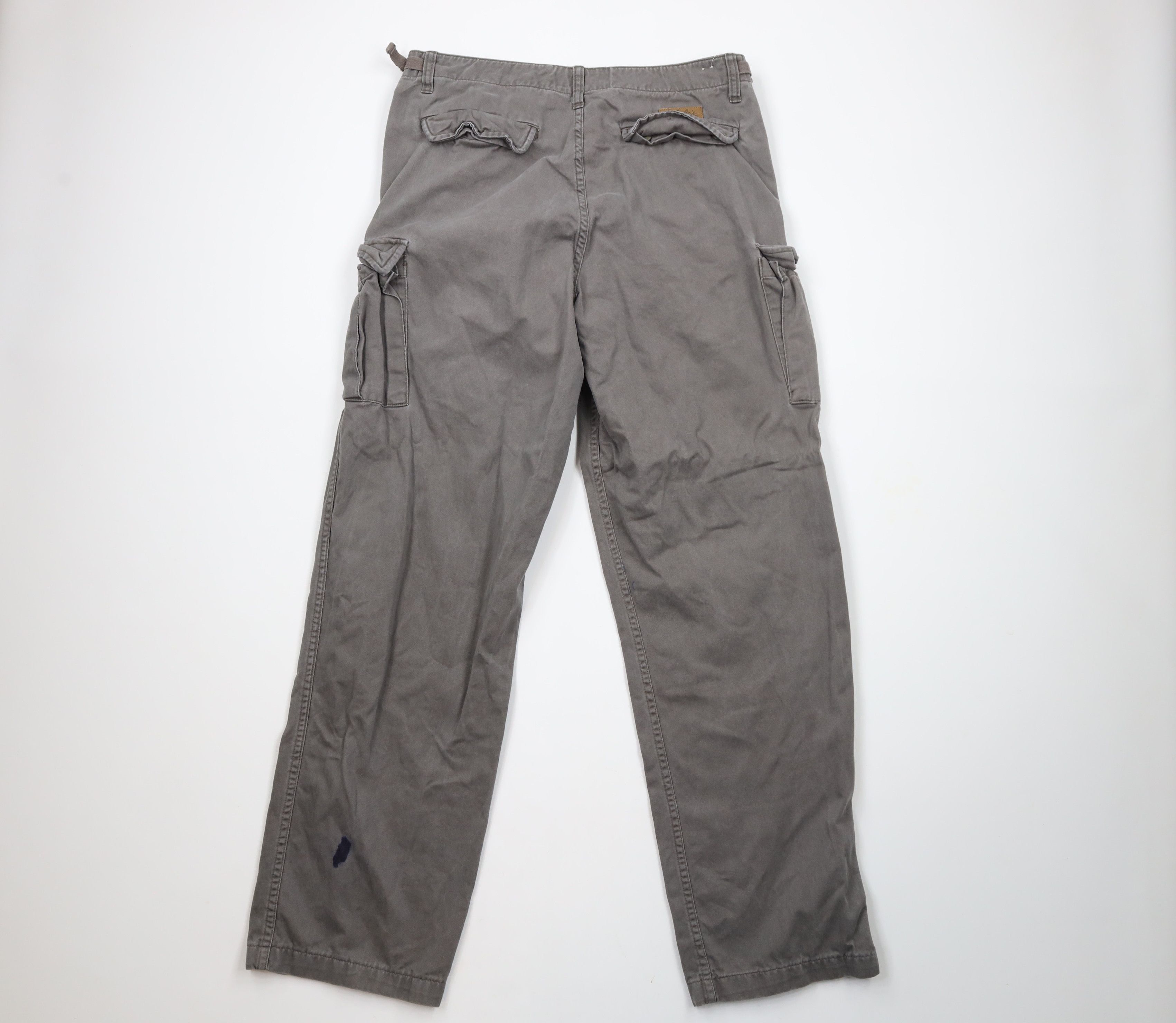 Cabelas × Vintage Vintage Cabelas Wide Leg Military Cargo Pants Gray Cotton Size US 36 / EU 52 - 10 Thumbnail