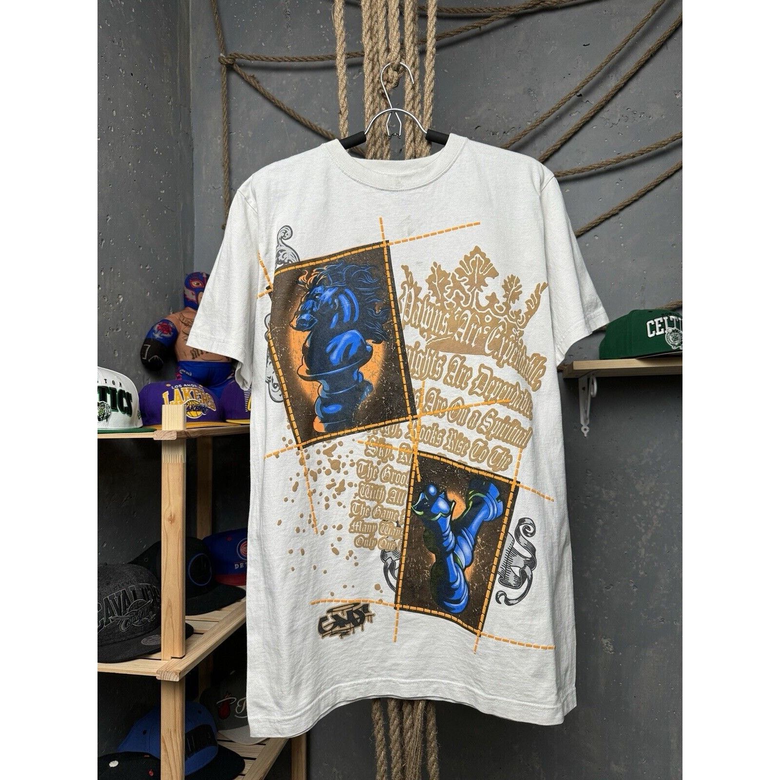 Vintage Give Me Face Rap HipHop T-Shirt Y2K Size L Men Streetwear Size US L / EU 52-54 / 3 - 1 Thumbnail