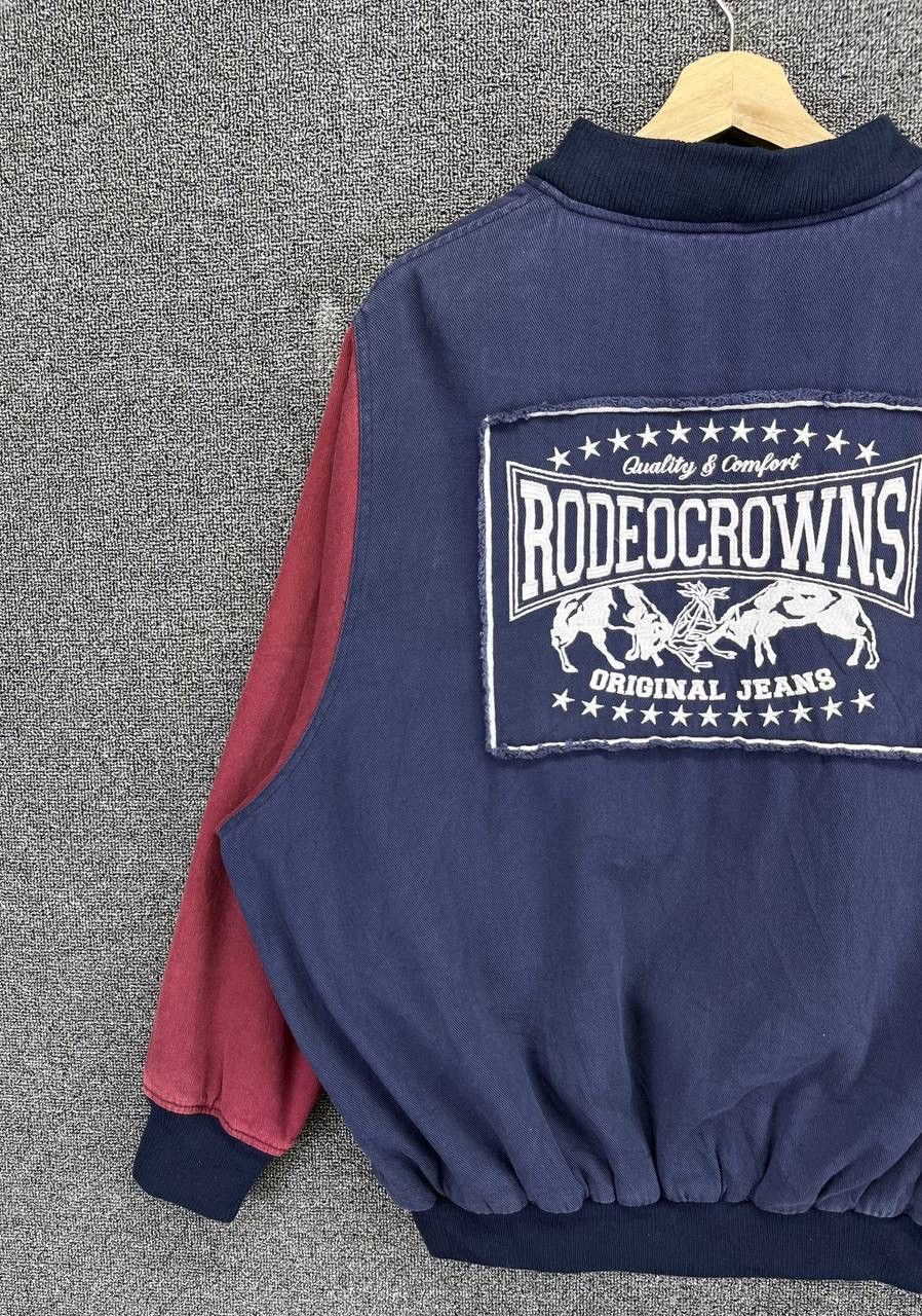 Japanese Brand Vintage Rodeo Crown Spellout Rare Hooded Jacket Size US L / EU 52-54 / 3 - 3 Thumbnail