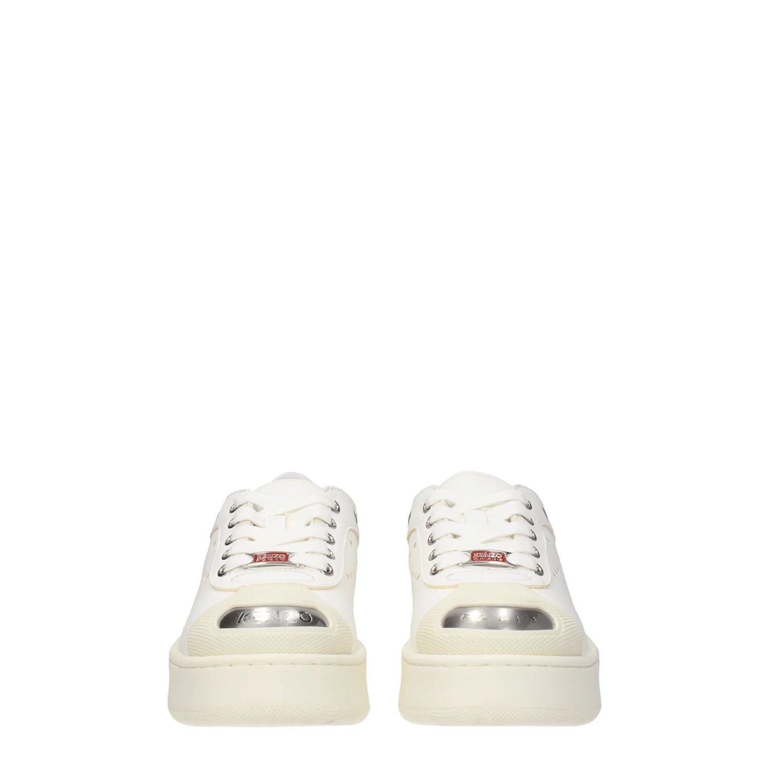 Kenzo ob1o1e1124 Leather Sneakers in White Size US 6 / IT 36 - 3 Thumbnail