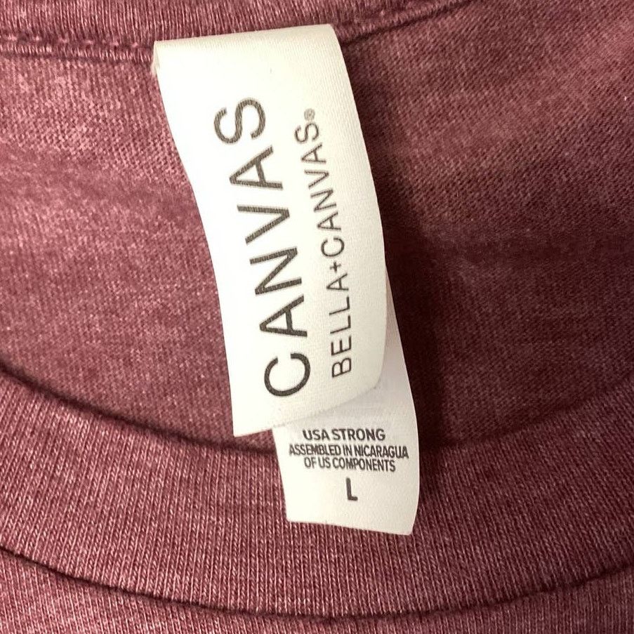 Canvas Womens Large Nanny Is My Name Cotton Blend Short Sleeve Tee Size L / US 10 / IT 46 - 6 Thumbnail