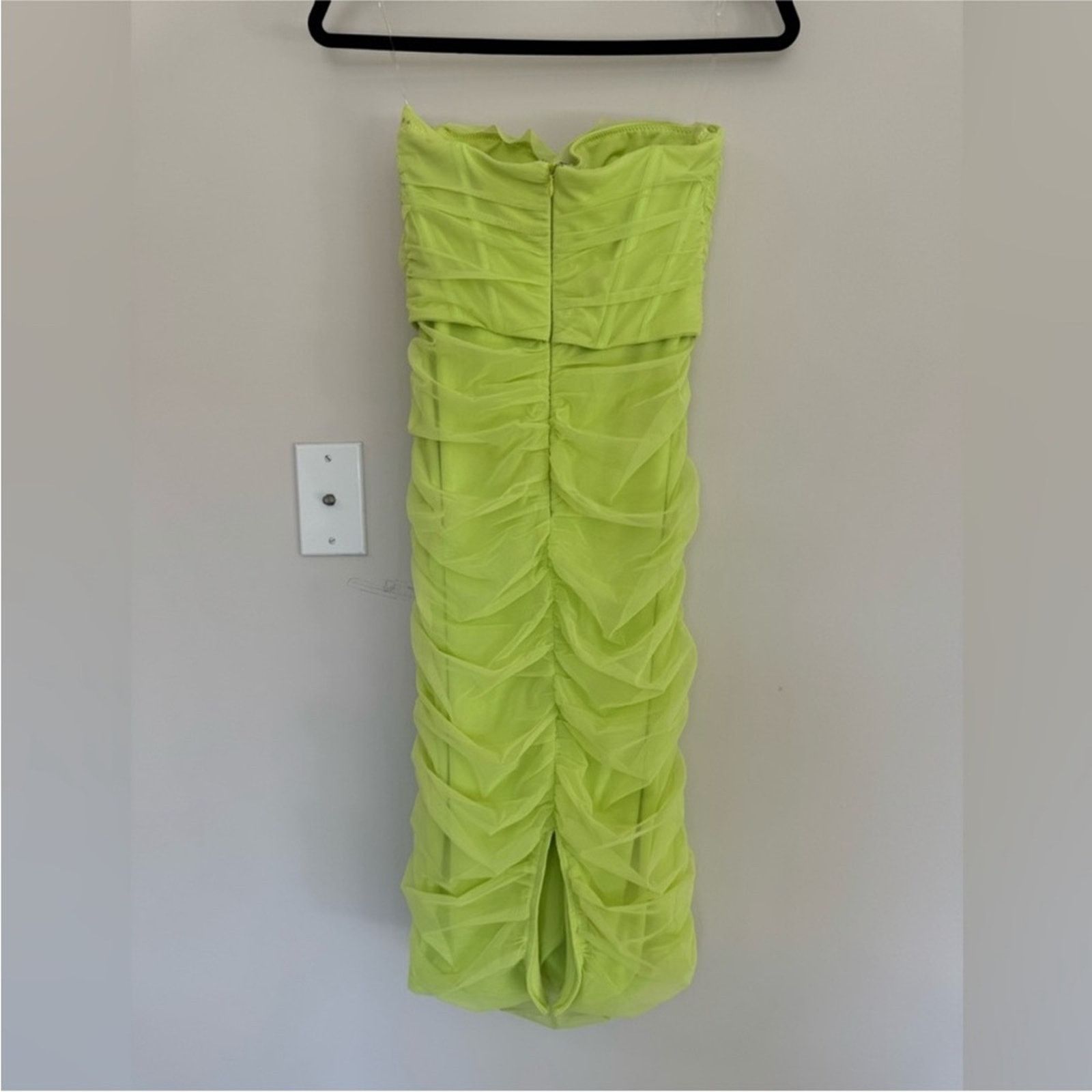 Other 021 - WT Oh Polly First Class Midi Bright Green Dress size 4 Size S / US 4 / IT 40 - 2 Thumbnail