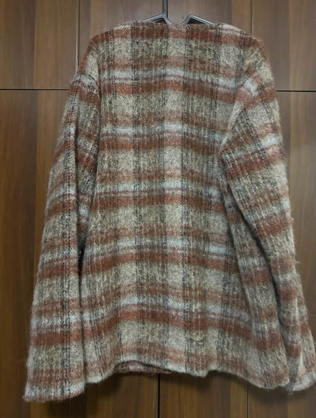 Our Legacy our legacyBrown plaid horsehair cardigan 2503-Nextarrow Size US M / EU 48-50 / 2 - 2 Thumbnail