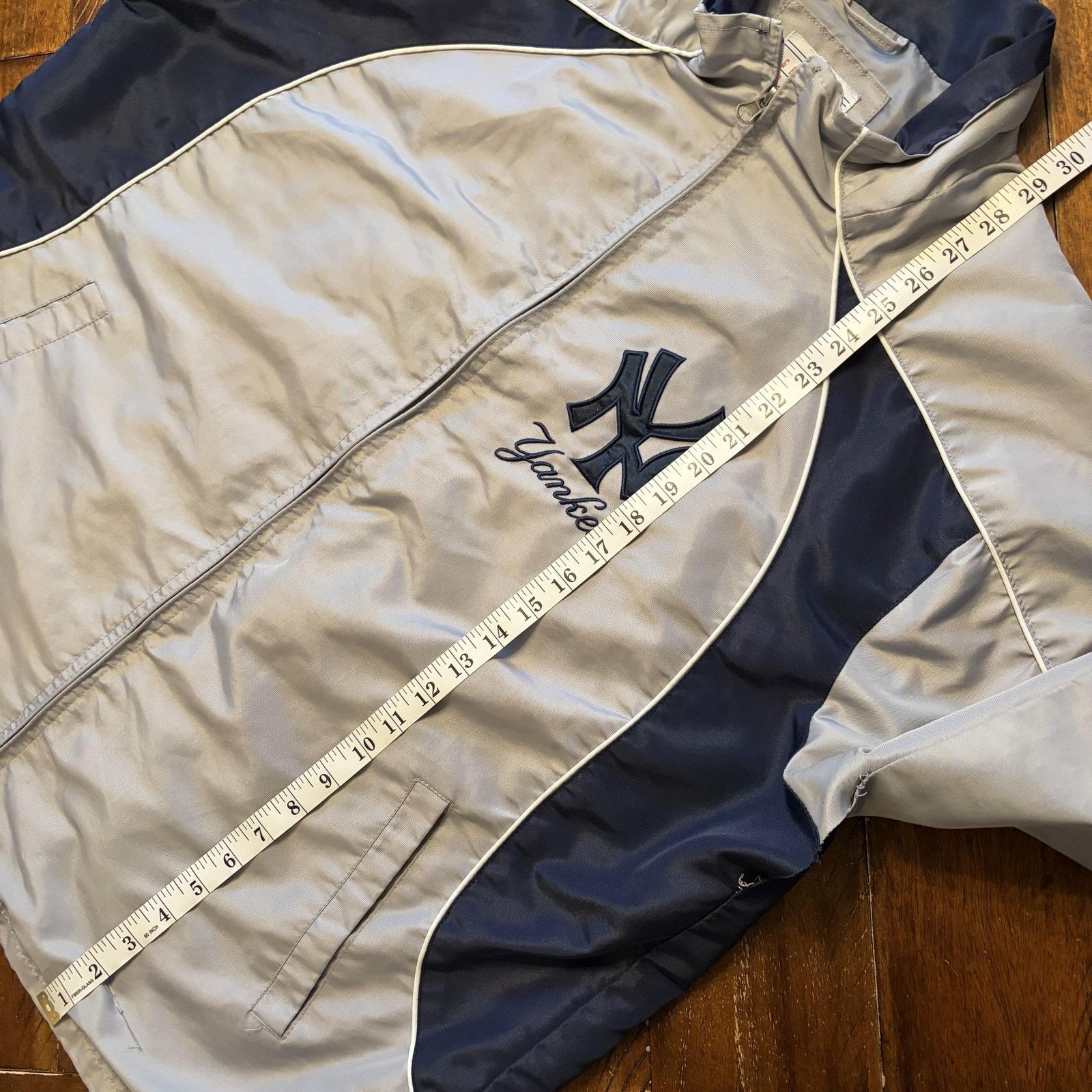 MLB New York Yankees Jacket Mens XL Gray Navy G-III Sports Size US XL / EU 56 / 4 - 12 Thumbnail