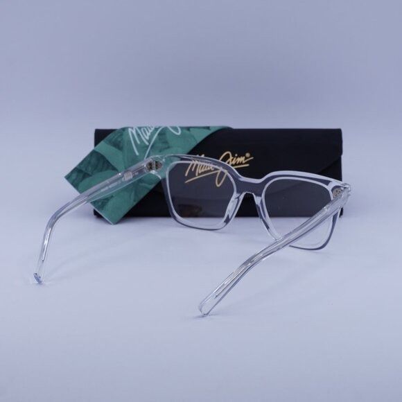 Maui Jim Maui Jim MJO2301 05 Eyeglasses Transparent 49mm Square Frame Size ONE SIZE - 10 Thumbnail