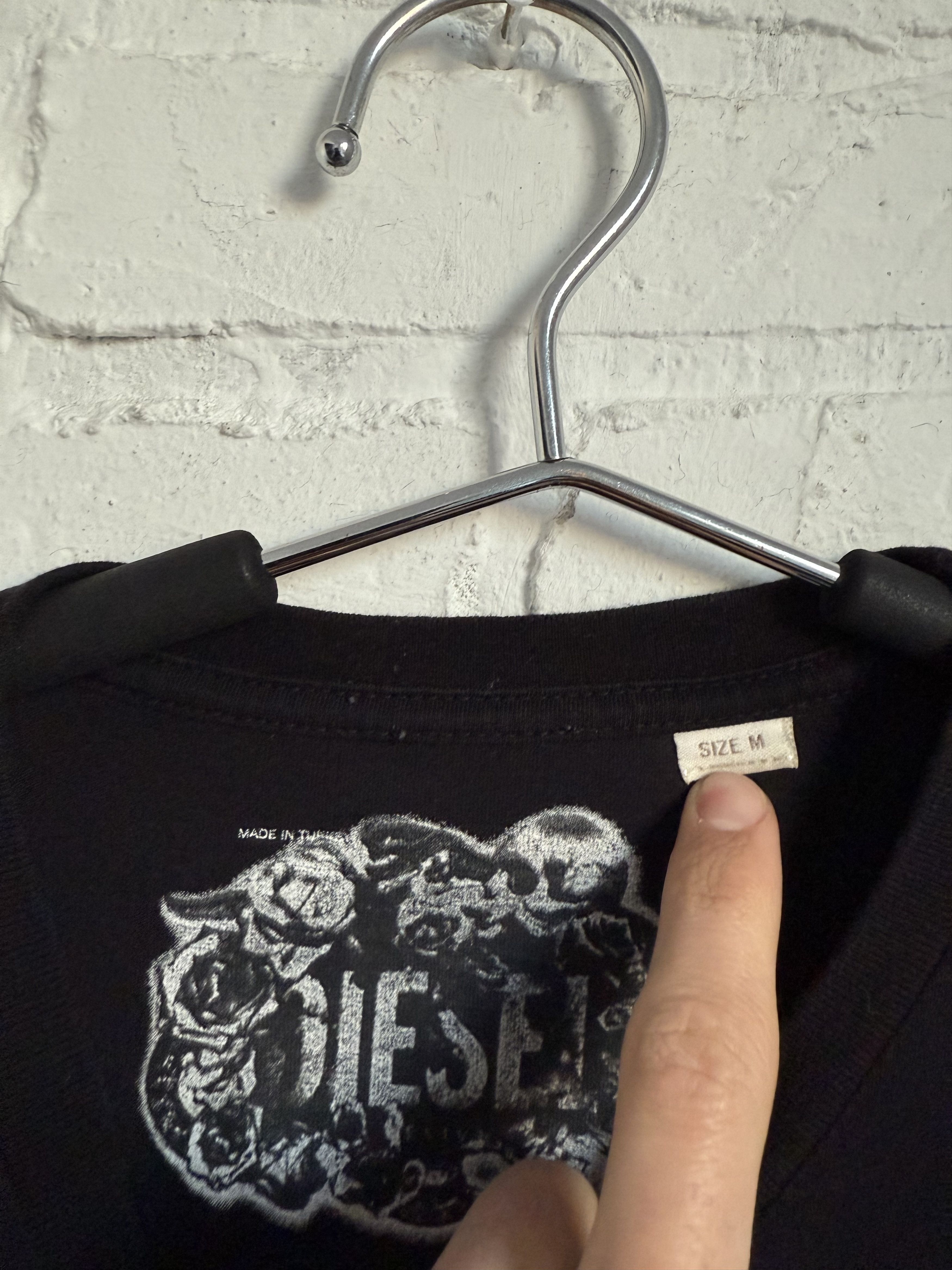 Diesel Diesel rave tour y2k avantgarde t-shirt Size US M / EU 48-50 / 2 - 3 Thumbnail