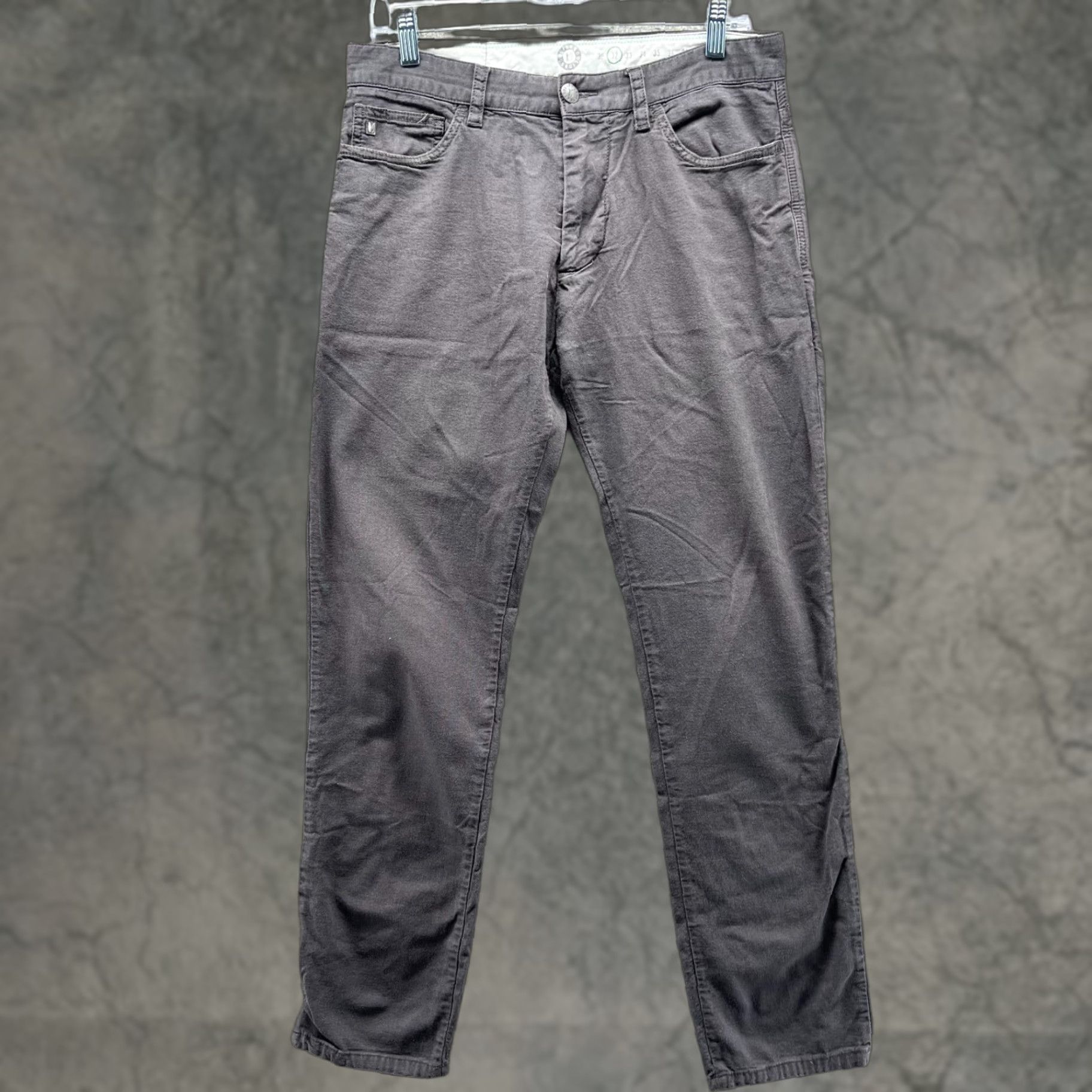 Denime VINTAGE Linksoul Jeans Mens 32 Grey Denim Straight Stretch Classic EUC Size US 32 / EU 48 - 1 Thumbnail