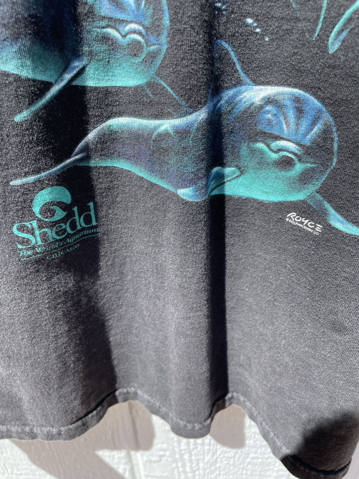 Other Vintage 90s Nature dolphins T-shirt Black XXL Size US XXL / EU 58 / 5 - 4 Thumbnail