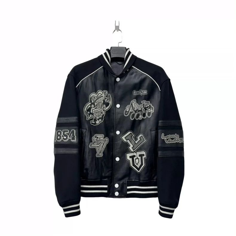 Louis Vuitton Louis Vuitton Black Label Printed Baseball Jacket Size US M / EU 48-50 / 2 - 2 Thumbnail