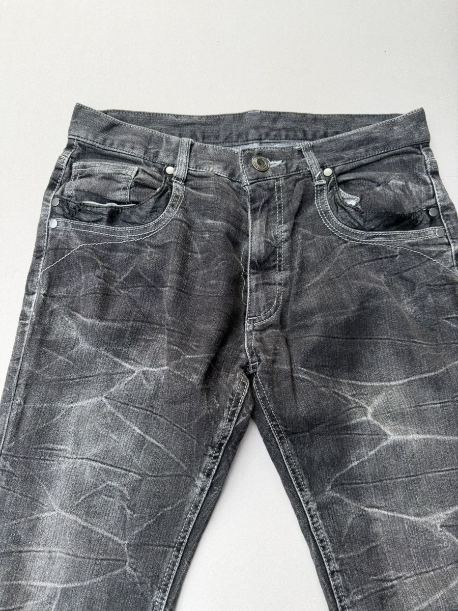 Japanese Brand lace up flare jeans Size US 29 - 2 Thumbnail