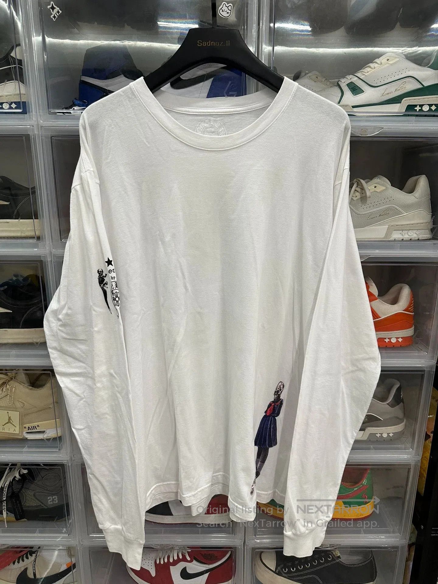 Chrome Hearts chrome hearts foti long sleeve white shirt. Size US XXL / EU 58 / 5 - 5 Thumbnail