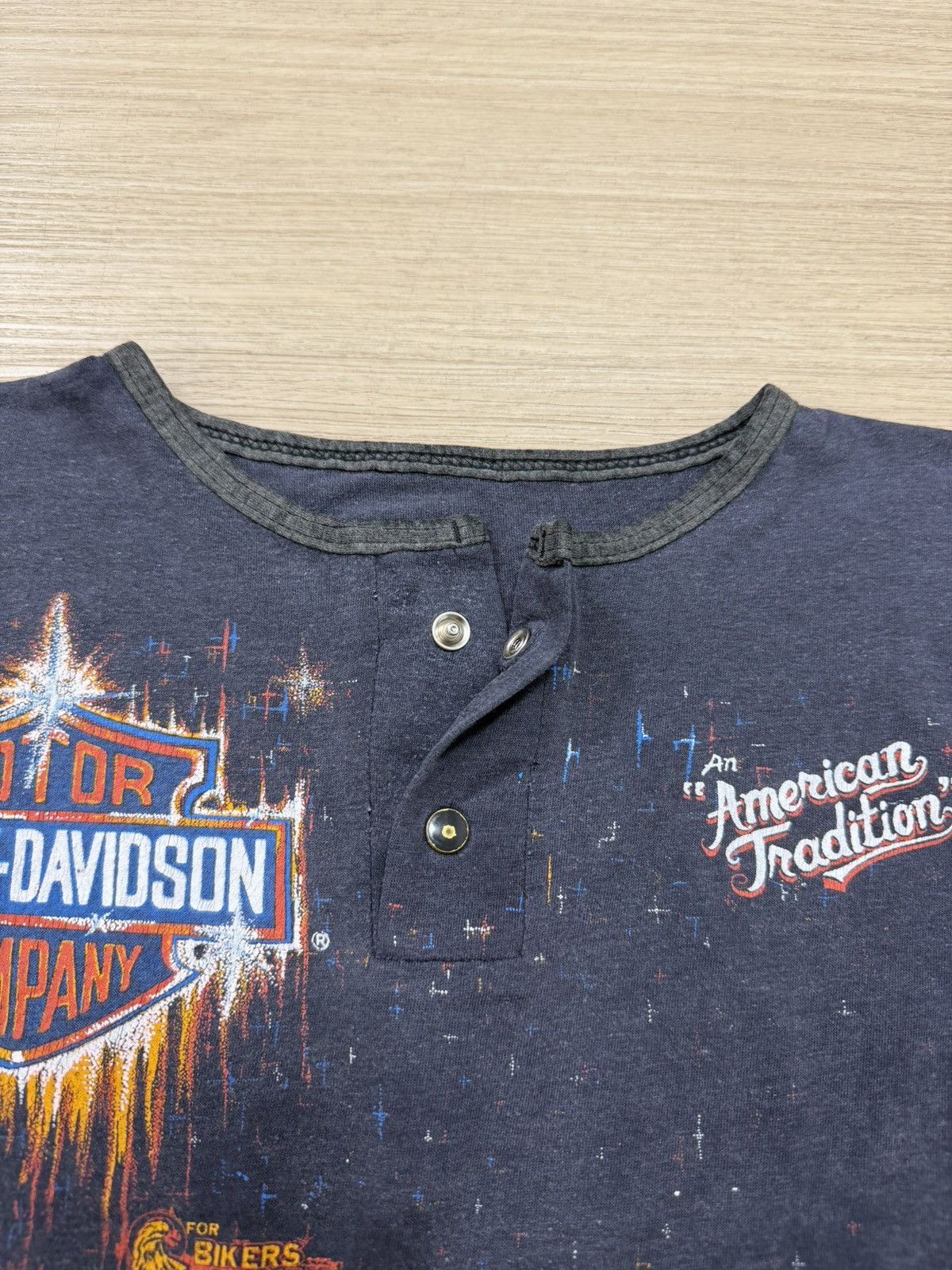 Other Vintage 80s harley-davidson tee Size US L / EU 52-54 / 3 - 5 Thumbnail